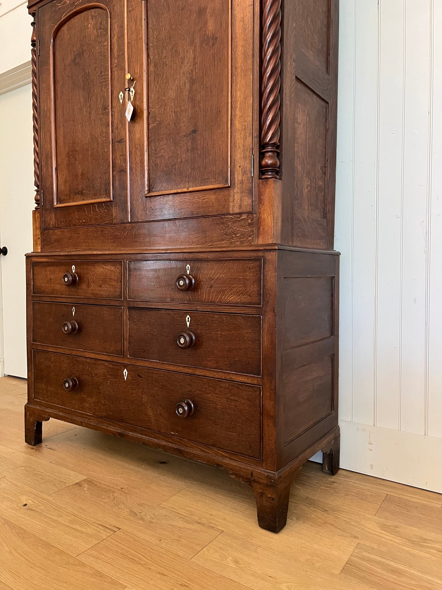 Oak Housekeepers Cupboard