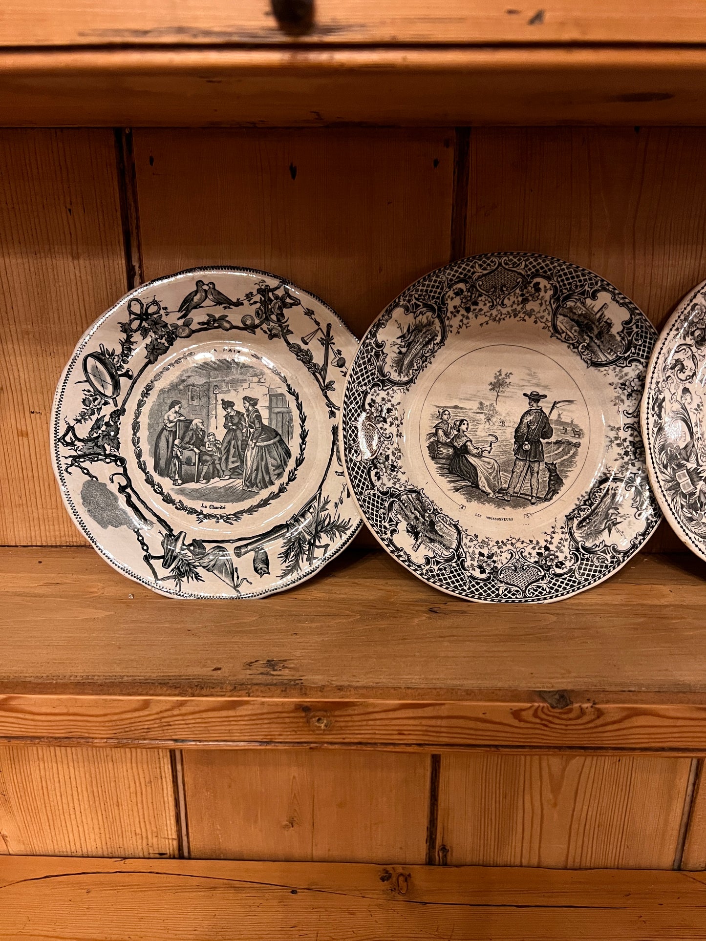 French Conversation Plates