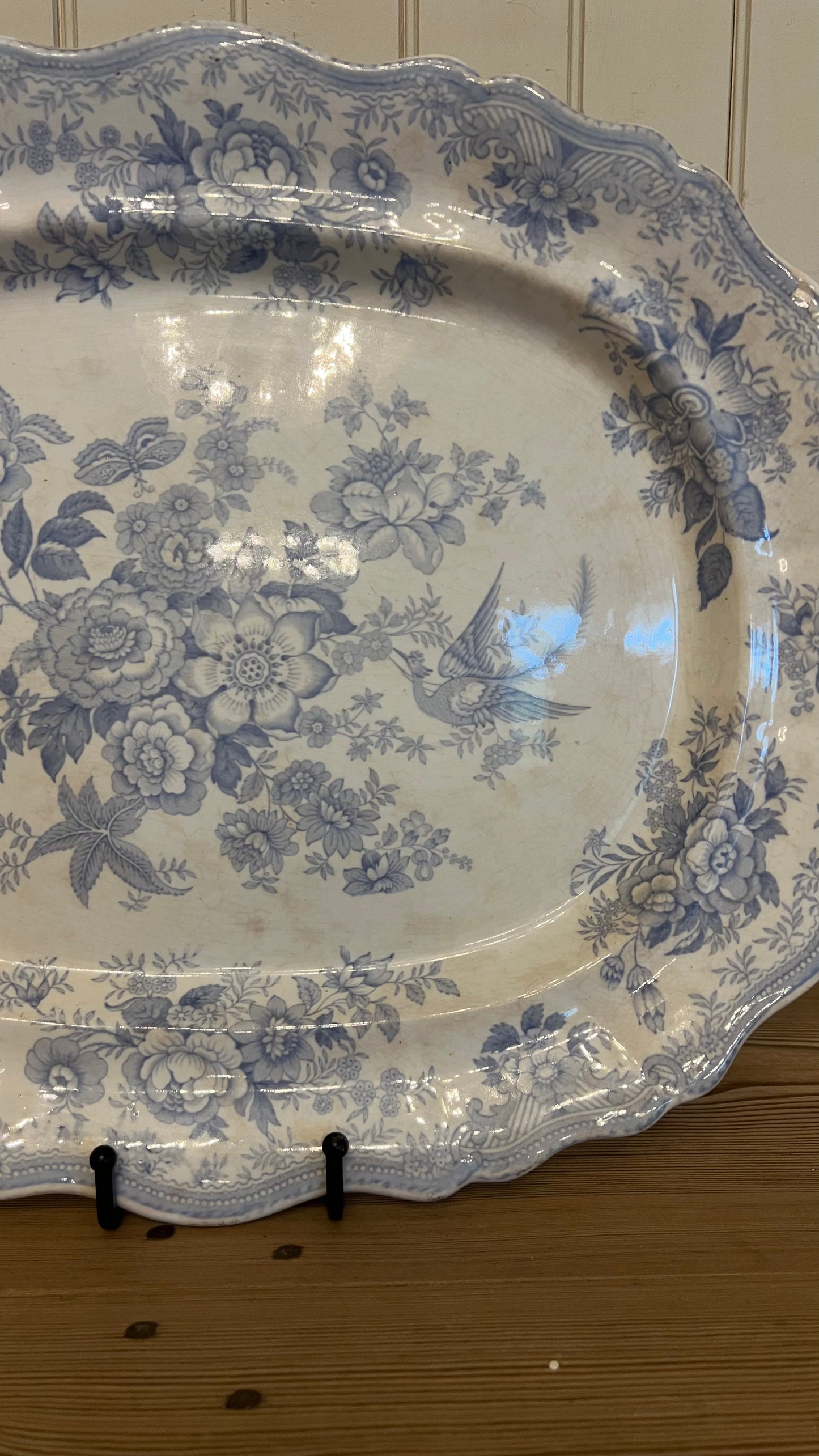 Asiatic Pheasant XL Scalloped Platter