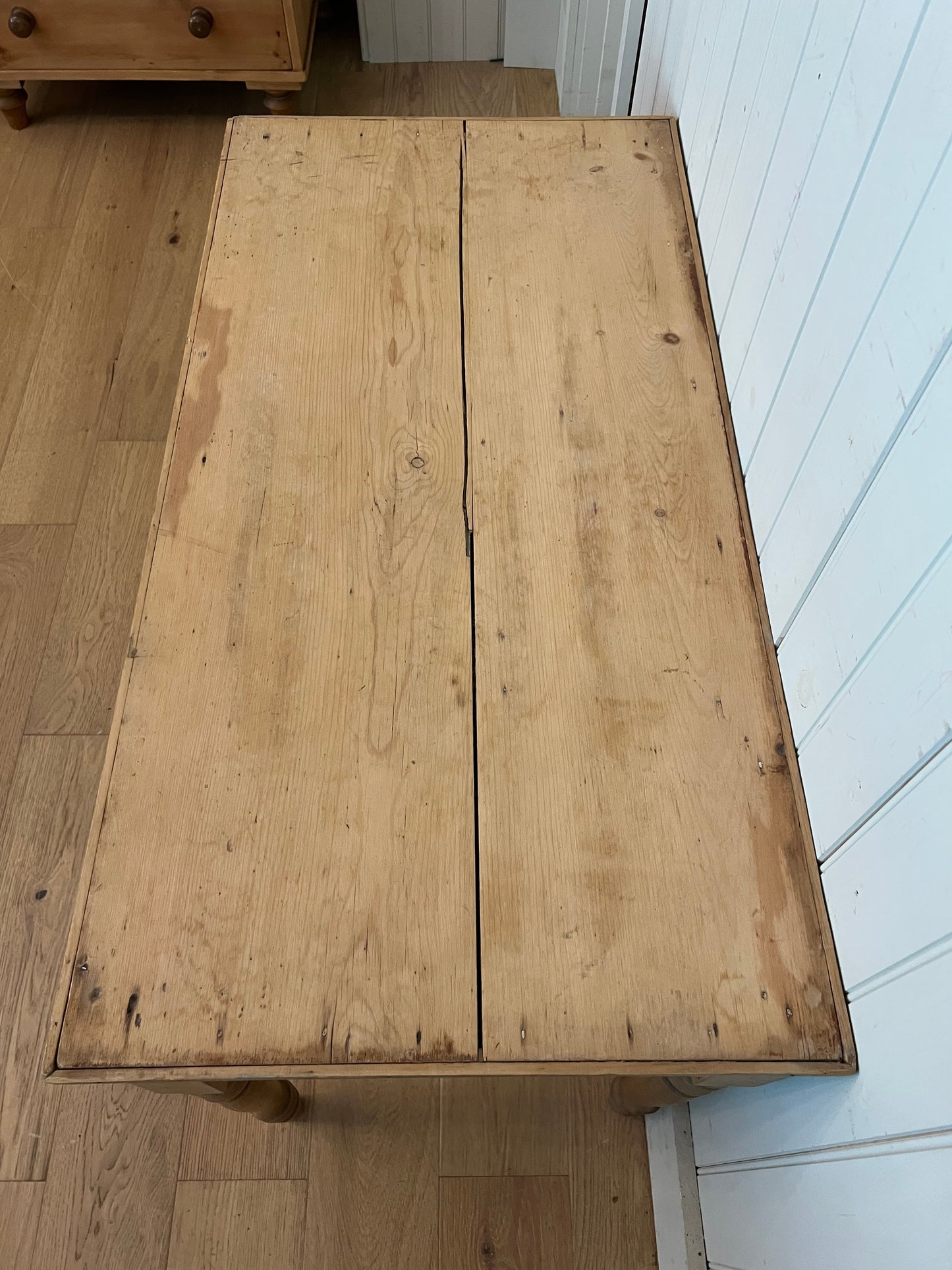 2 Drawer Pine Table