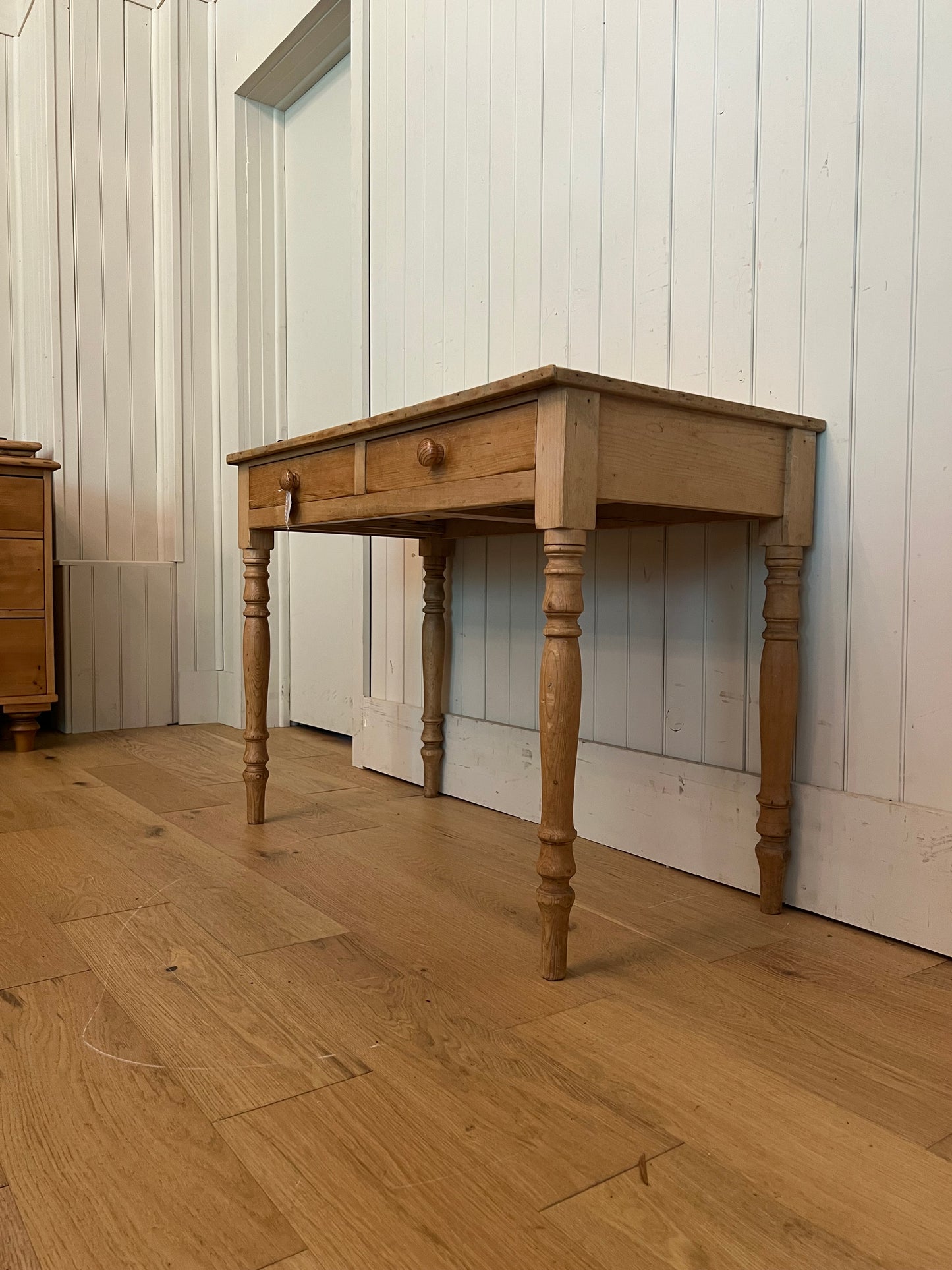 2 Drawer Pine Table