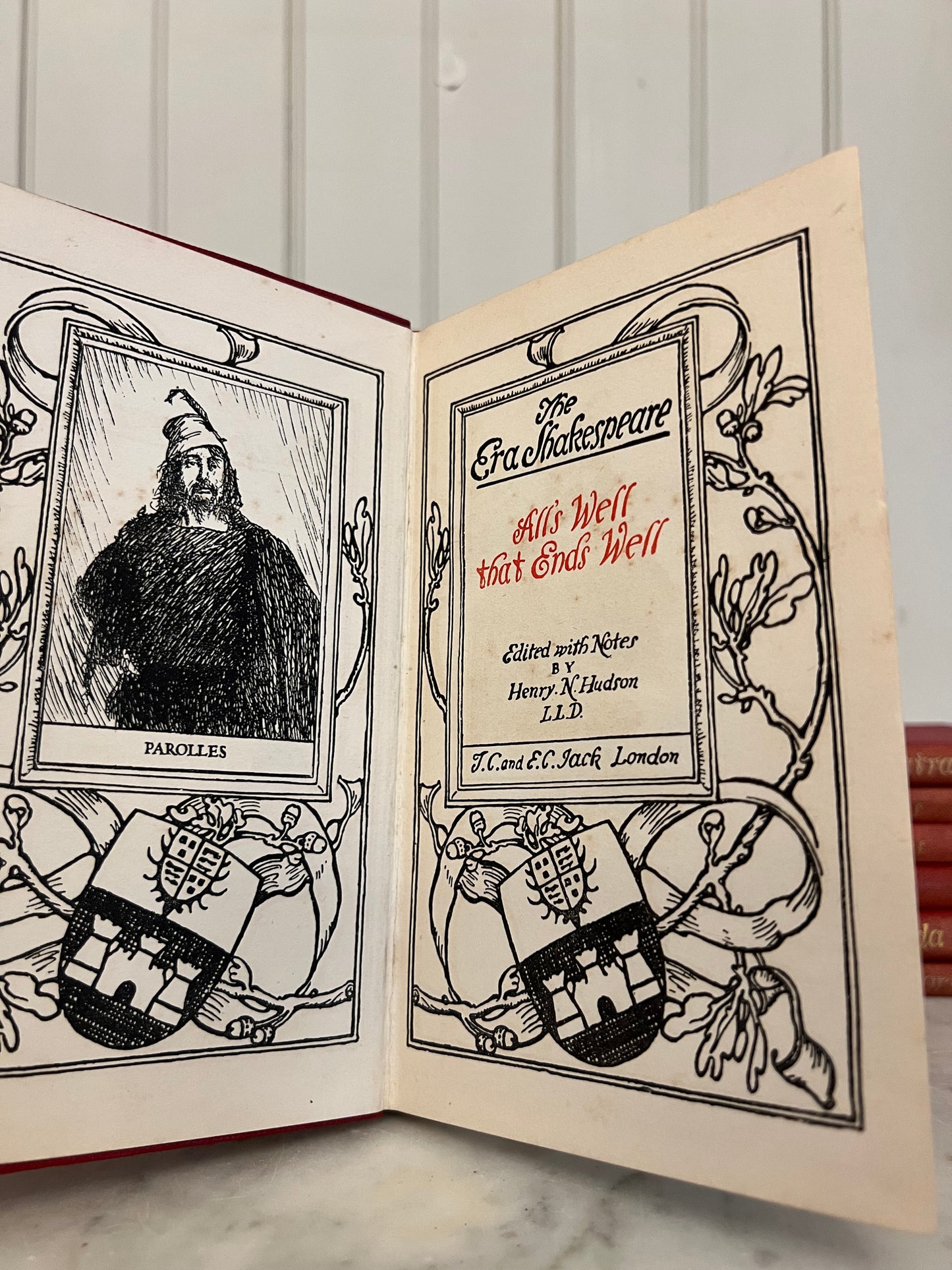Gold Spine Shakespeare Book