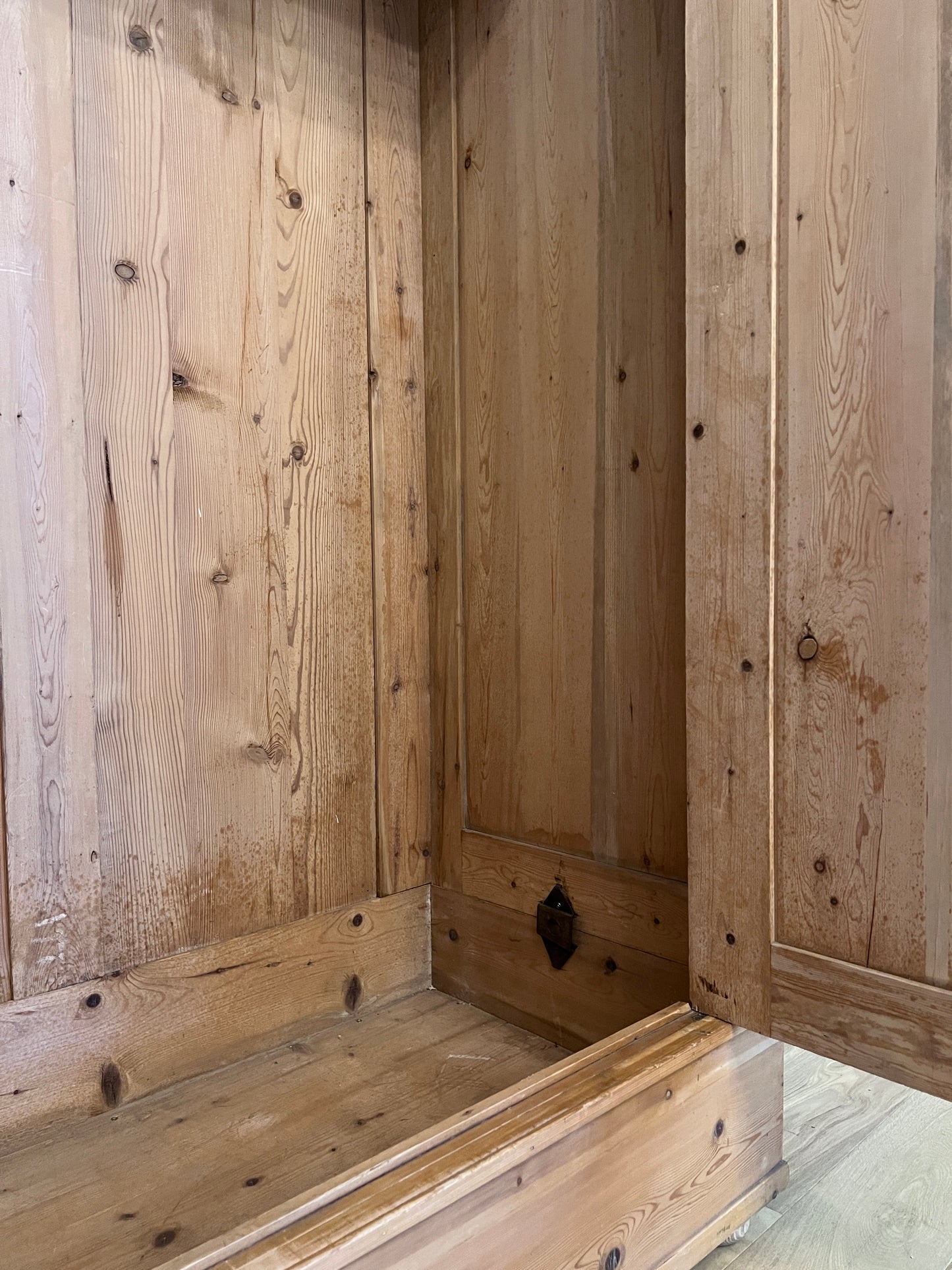 English Pine Knockdown Wardrobe