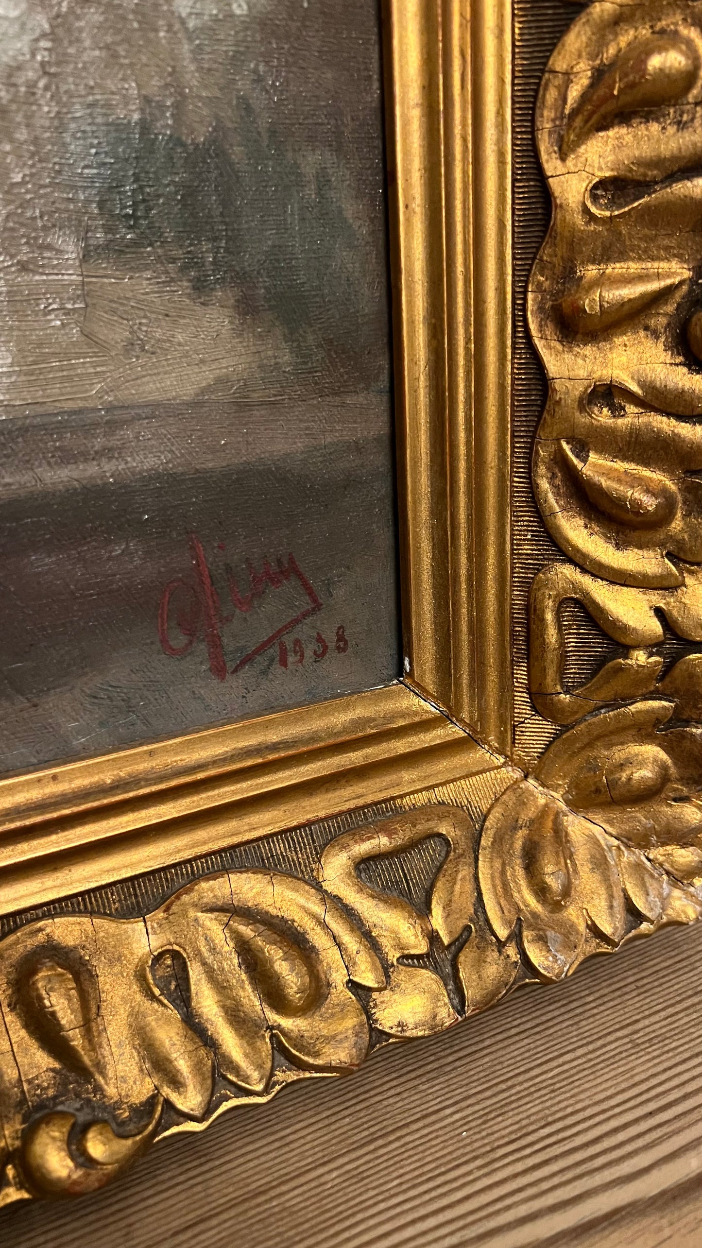 Violet Peonies Painting - Oil on Canvas