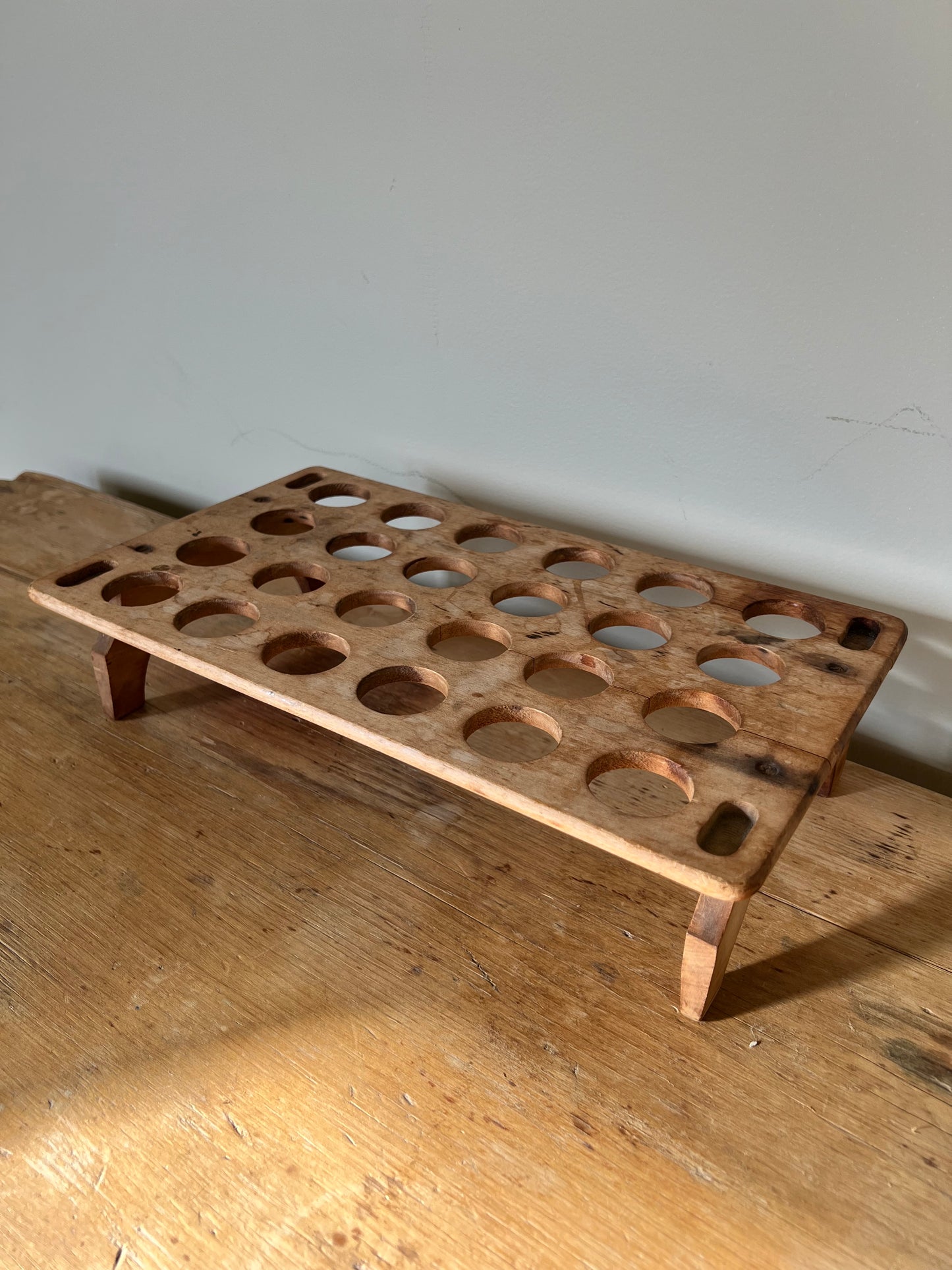 English Wooden Egg Stand