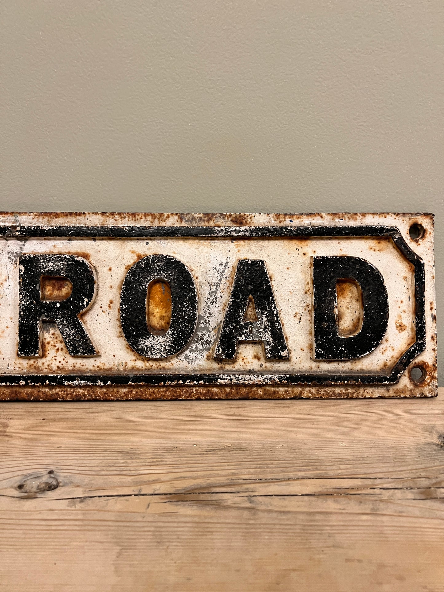 Bank Field Road Sign