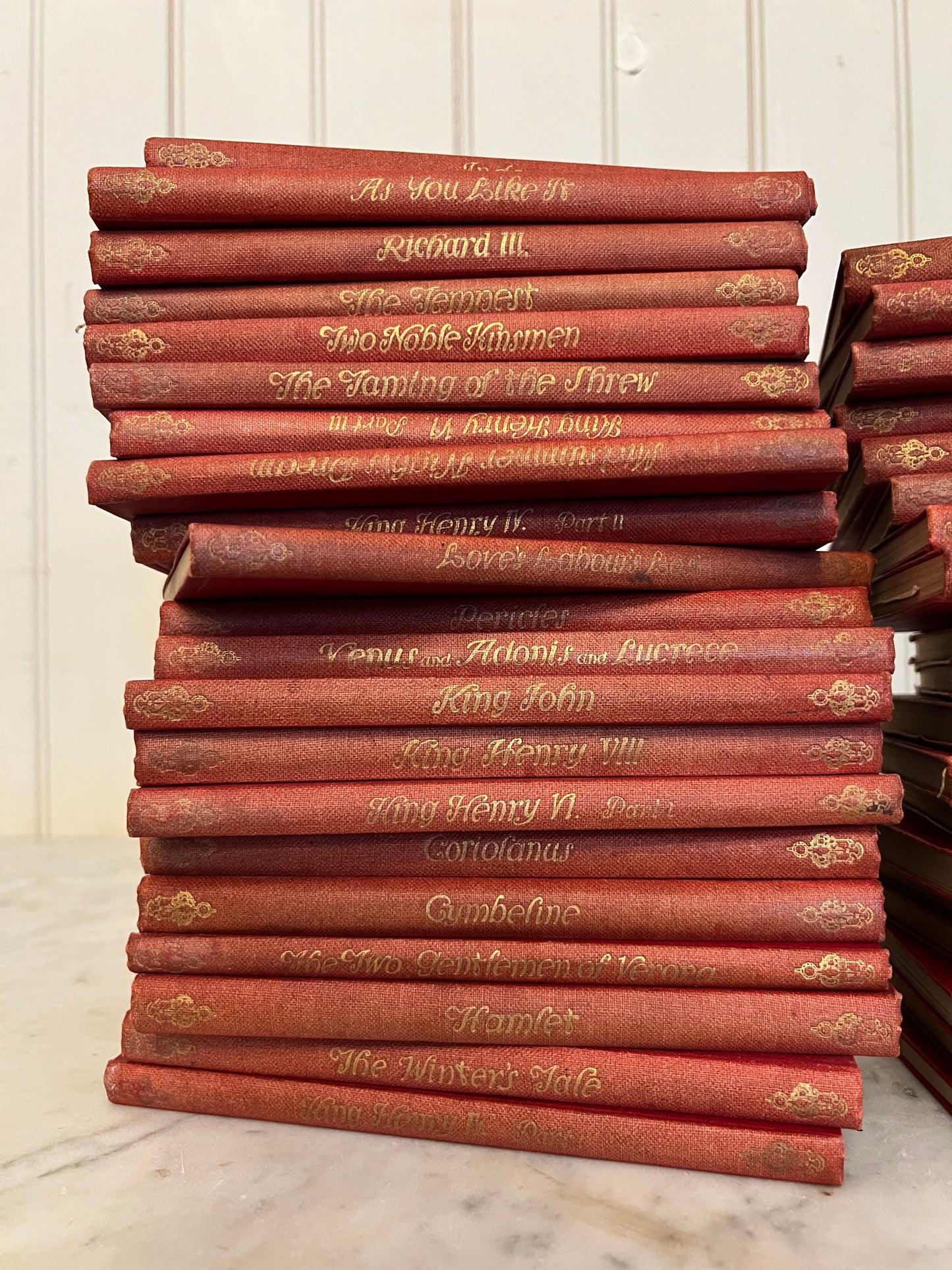 Gold Spine Shakespeare Book