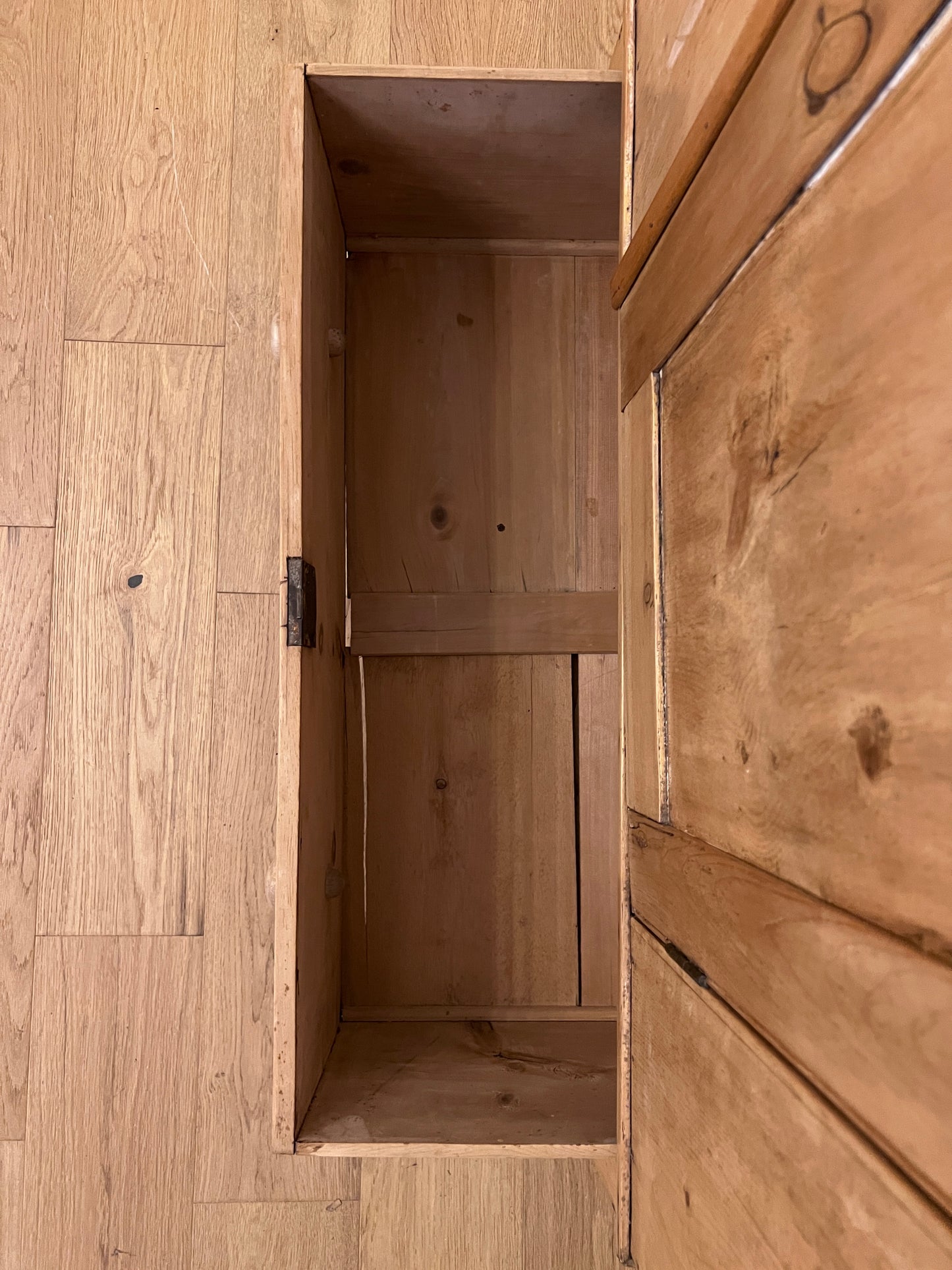 Pine Wardrobe with Drawer