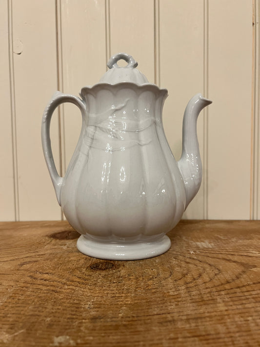 W&E Corn Burslem Wheat Ironstone Coffee Pot