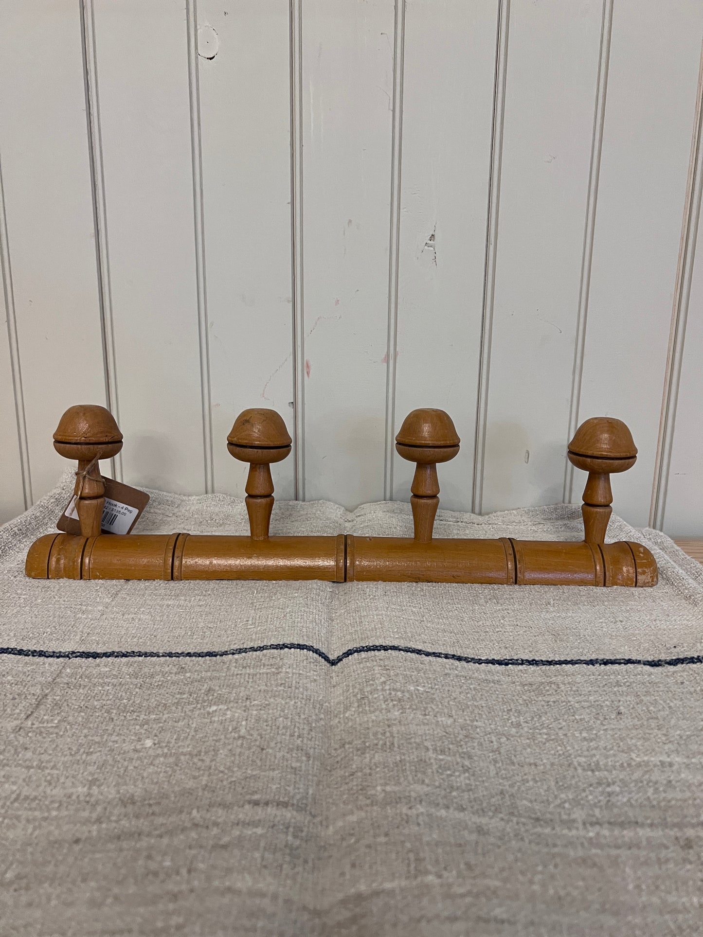 French Coat Hook - 4 Peg