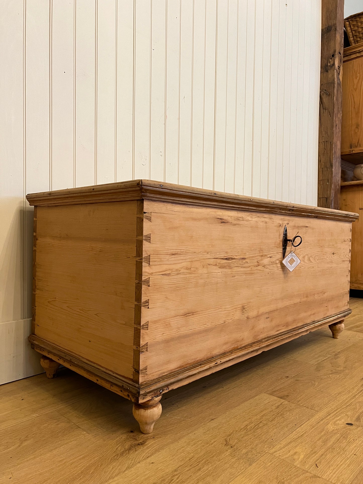 Stripped Blanket Chest