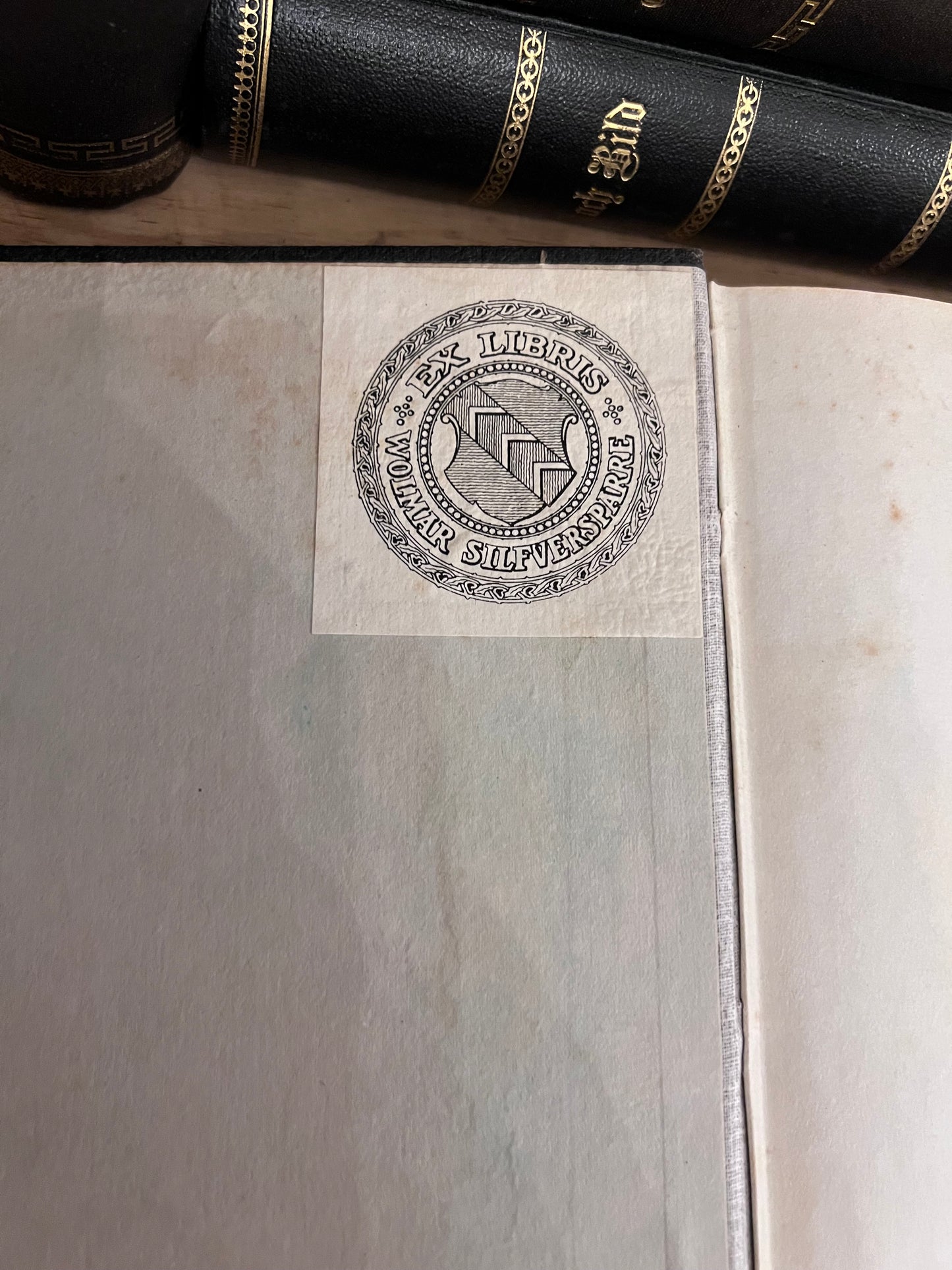 Swedish Gold Spine Book - Black Edition