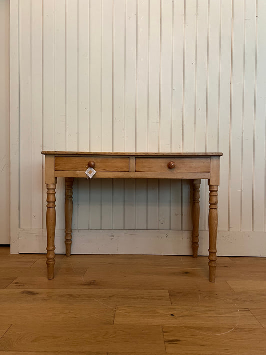2 Drawer Pine Table
