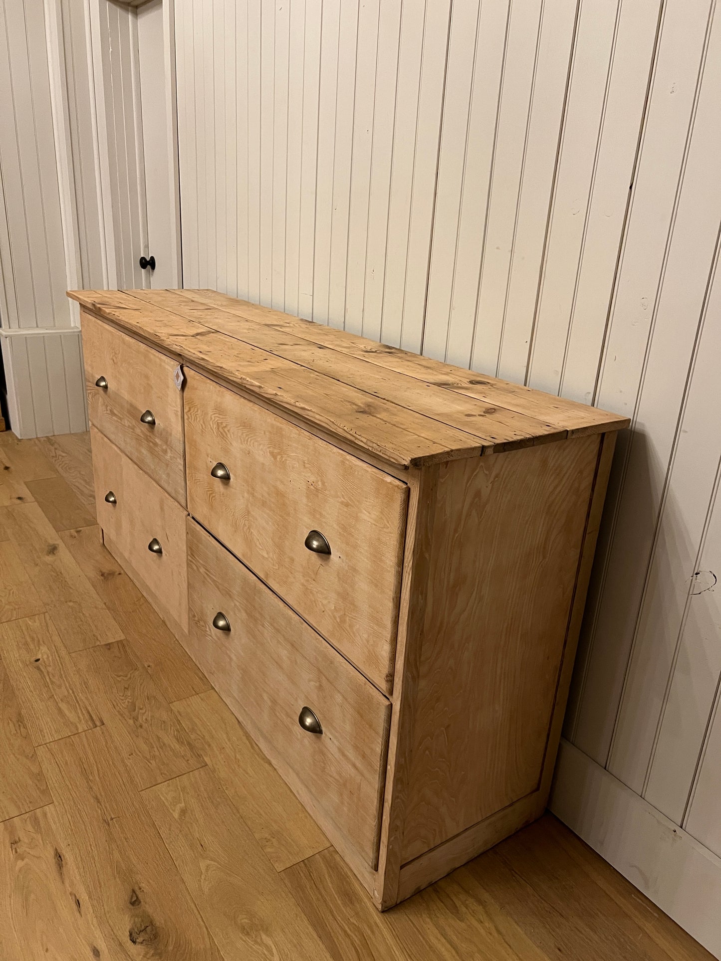 White Oak/Pine Bank of Drawers