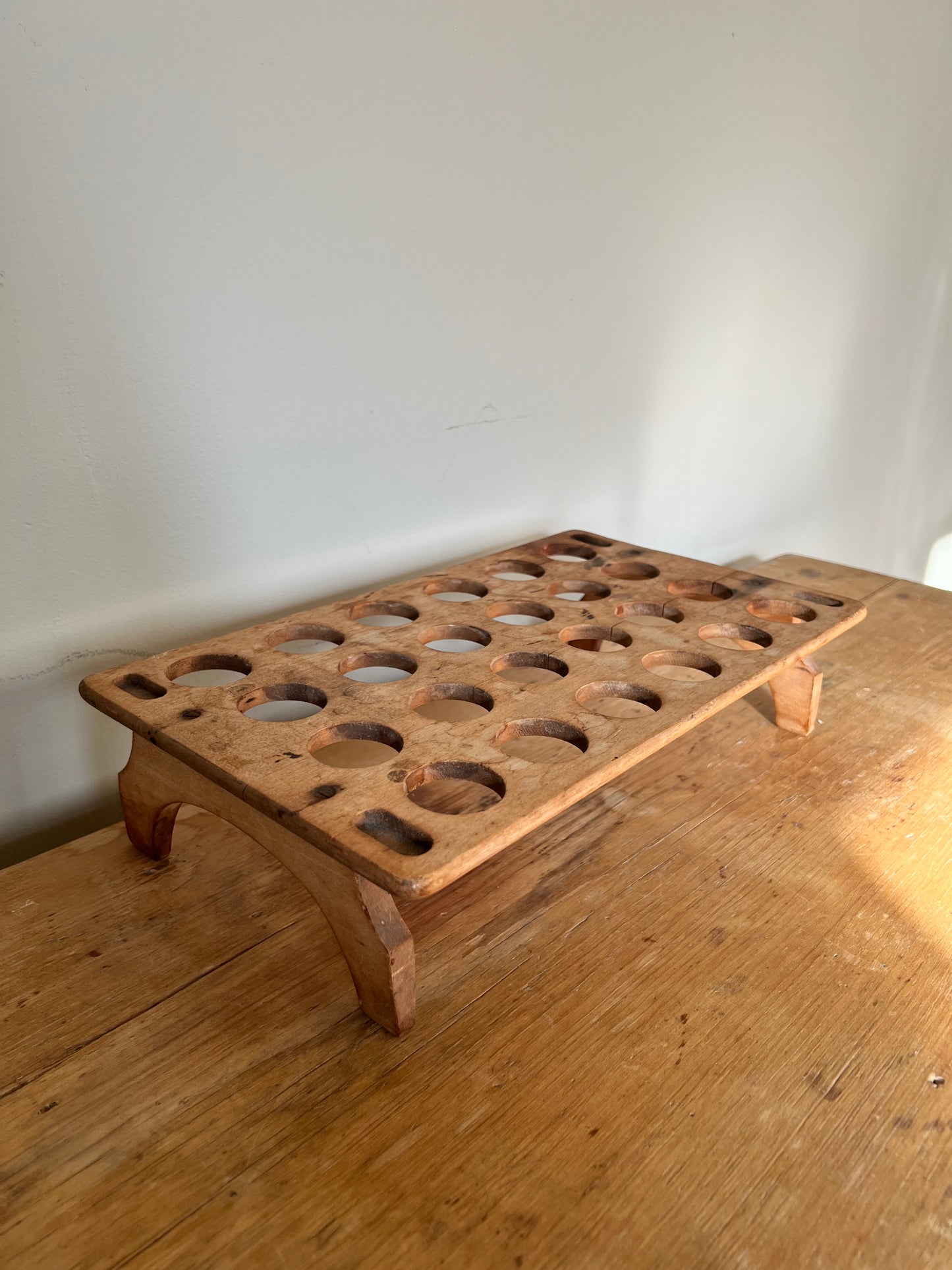 English Wooden Egg Stand