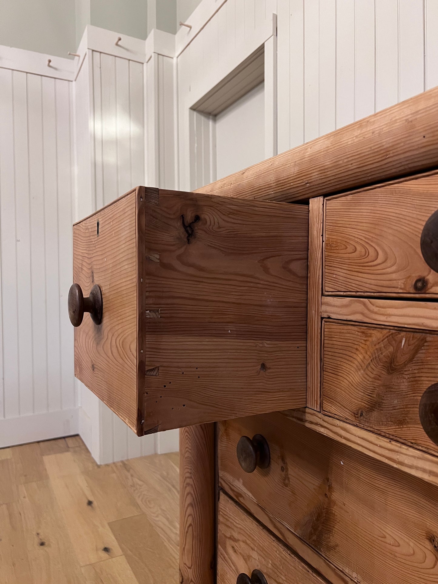 Scottish Turned Post Chest of Drawers