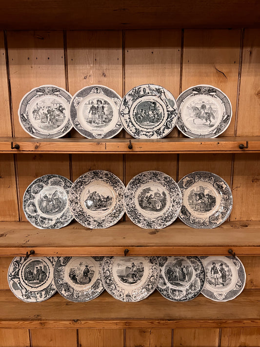 French Conversation Plates