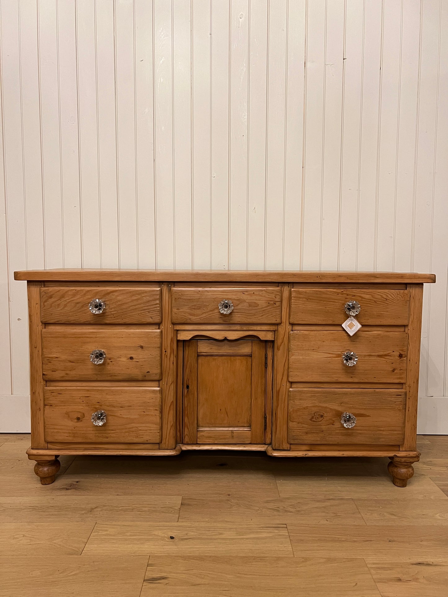 1890 Pine Sideboard - Glass Knob