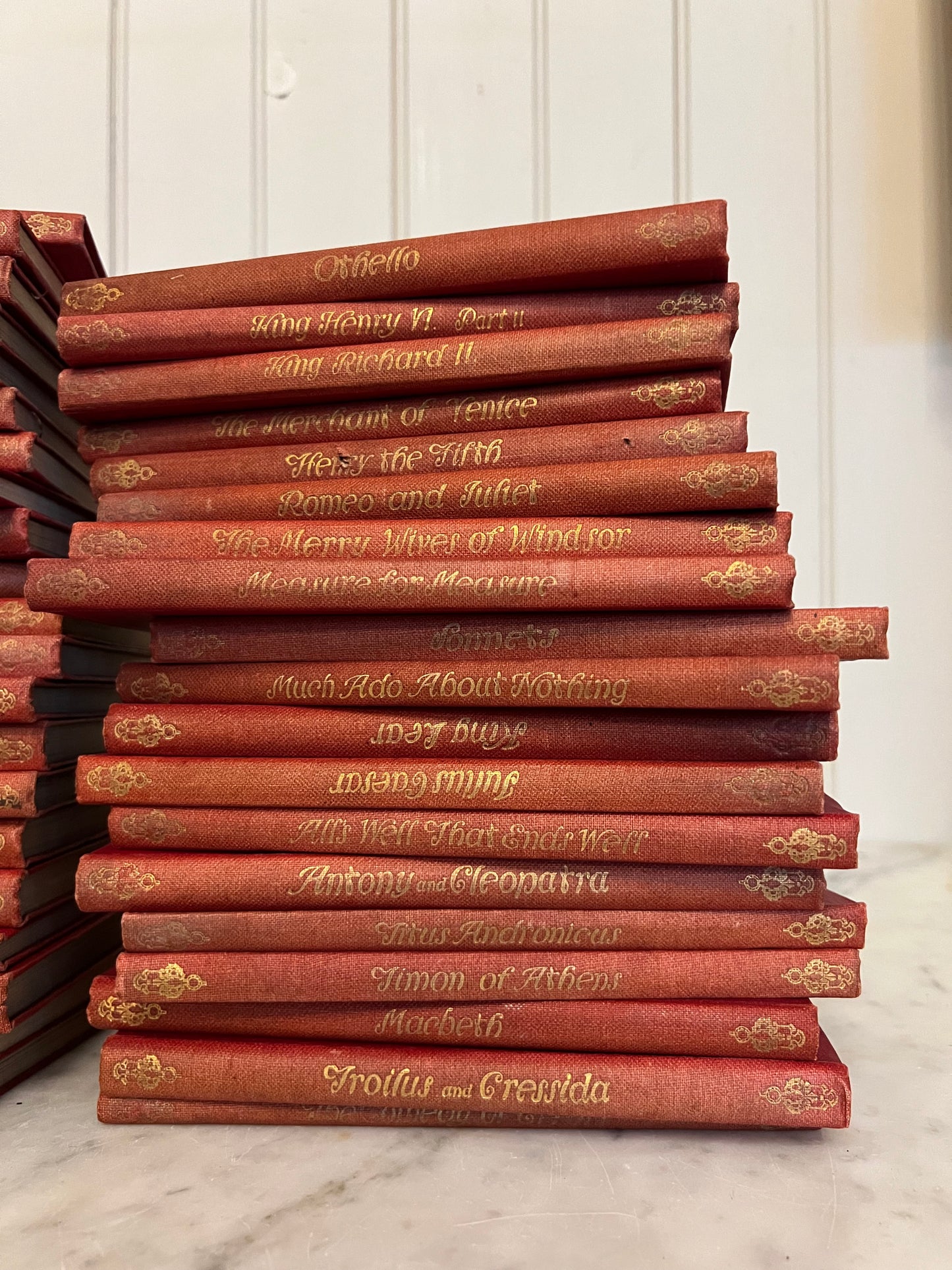 Gold Spine Shakespeare Book