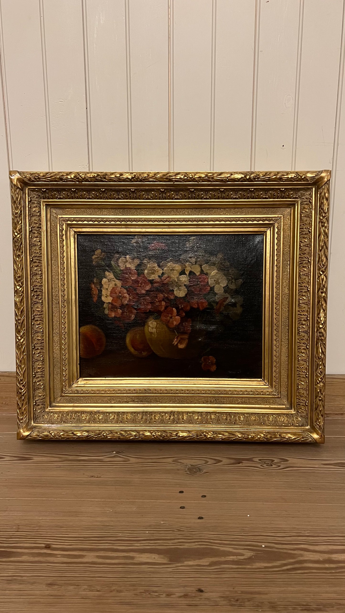 Gilded Floral Painting