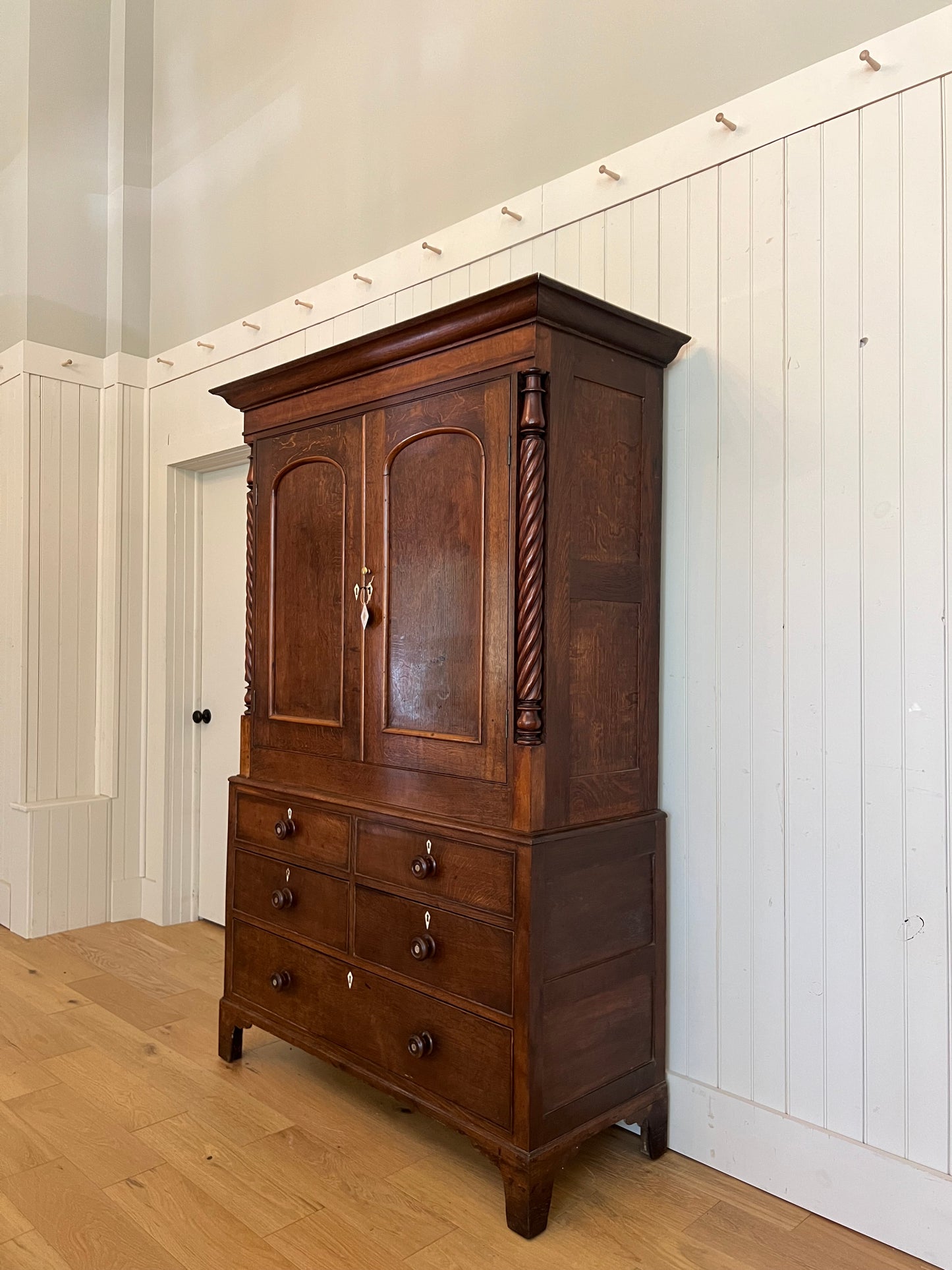 Oak Housekeepers Cupboard