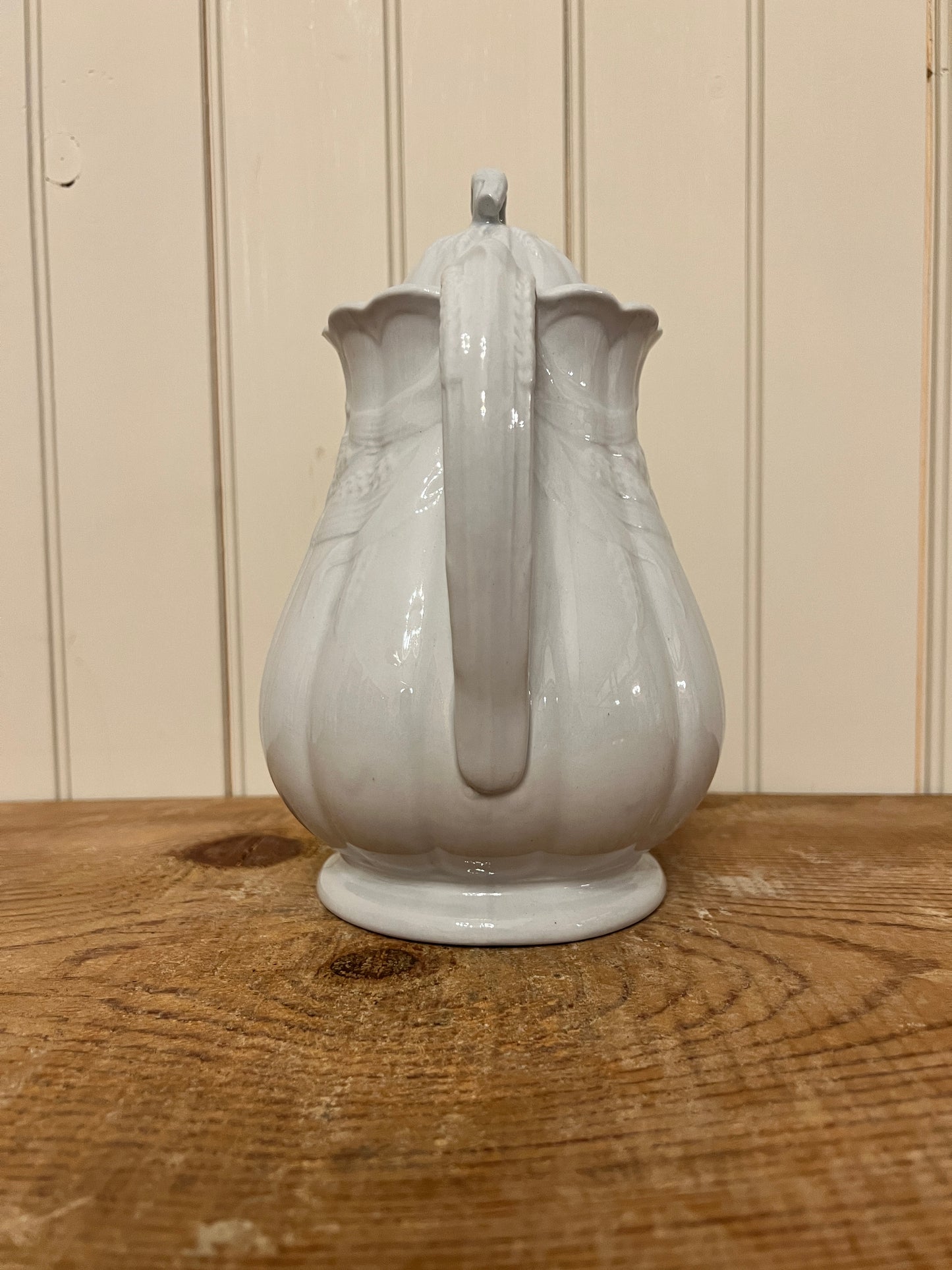 W&E Corn Burslem Wheat Ironstone Coffee Pot