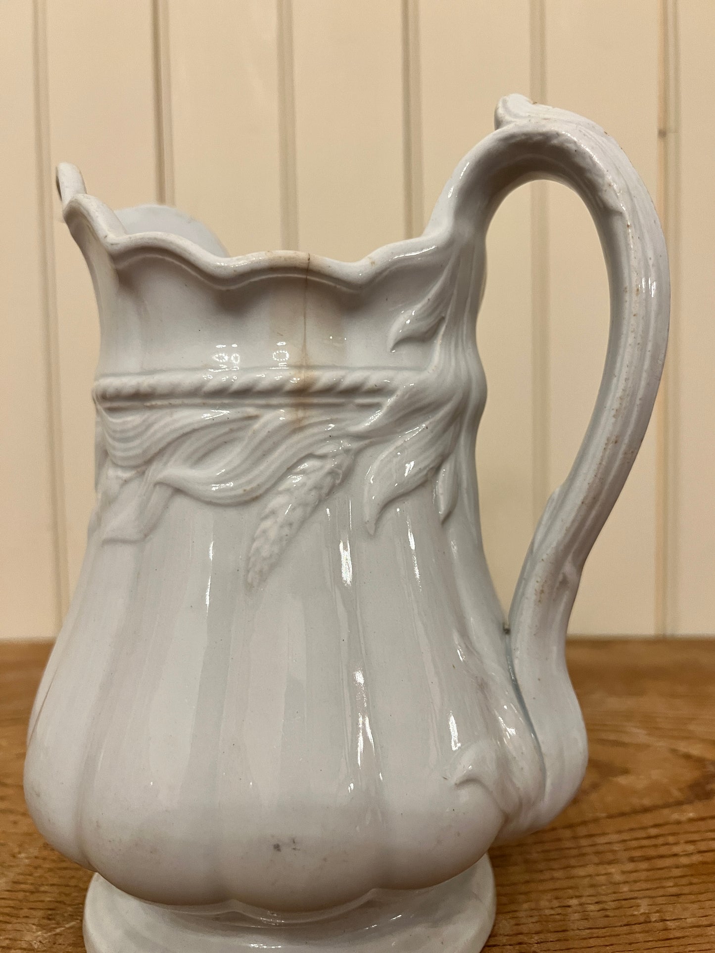 Turner Goddard Ironstone Wheat Pitcher