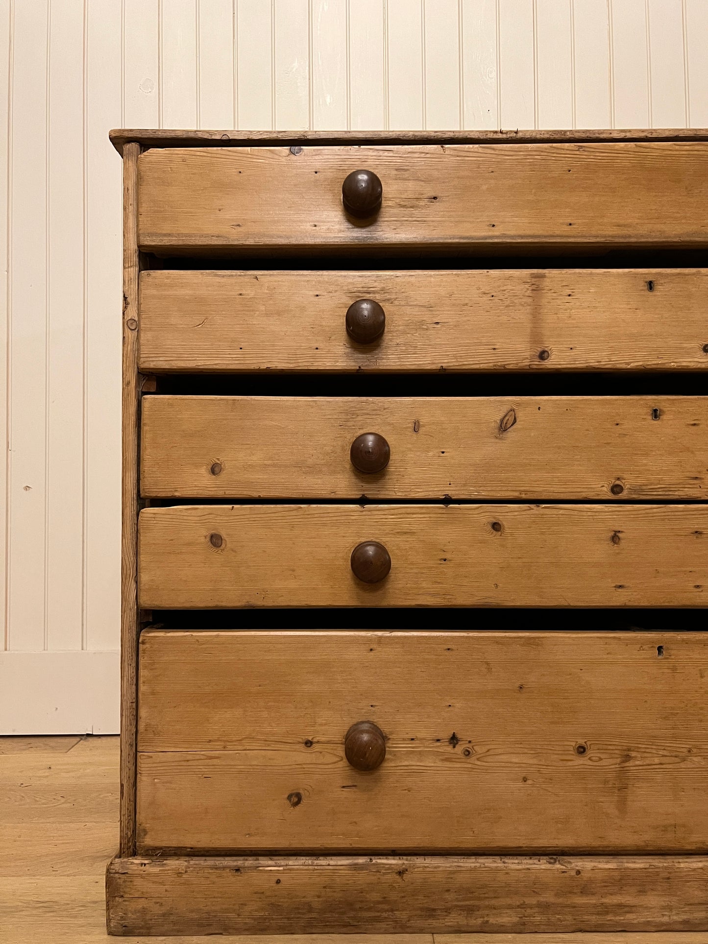 Pine Blueprint Chest of Drawers