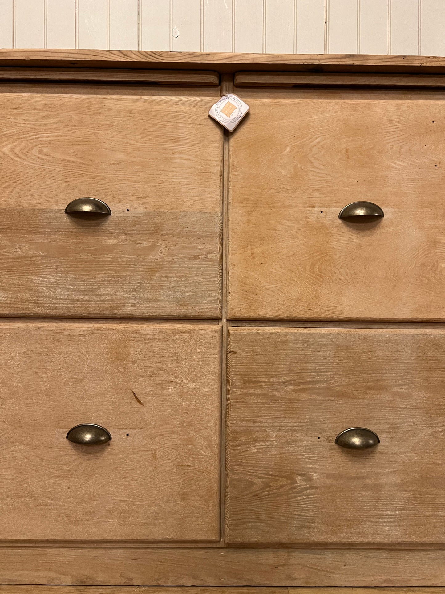 White Oak/Pine Bank of Drawers