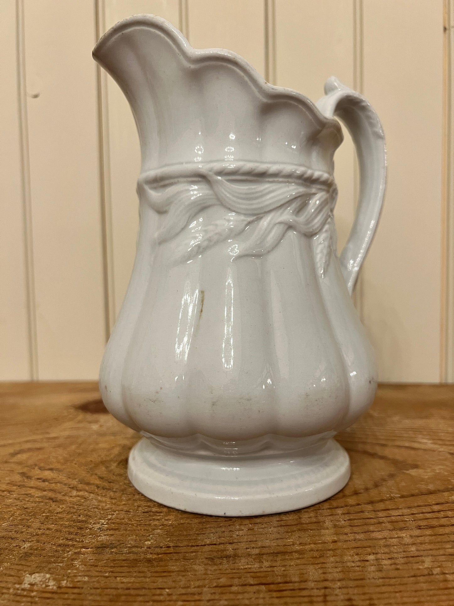 Turner Goddard Ironstone Wheat Pitcher