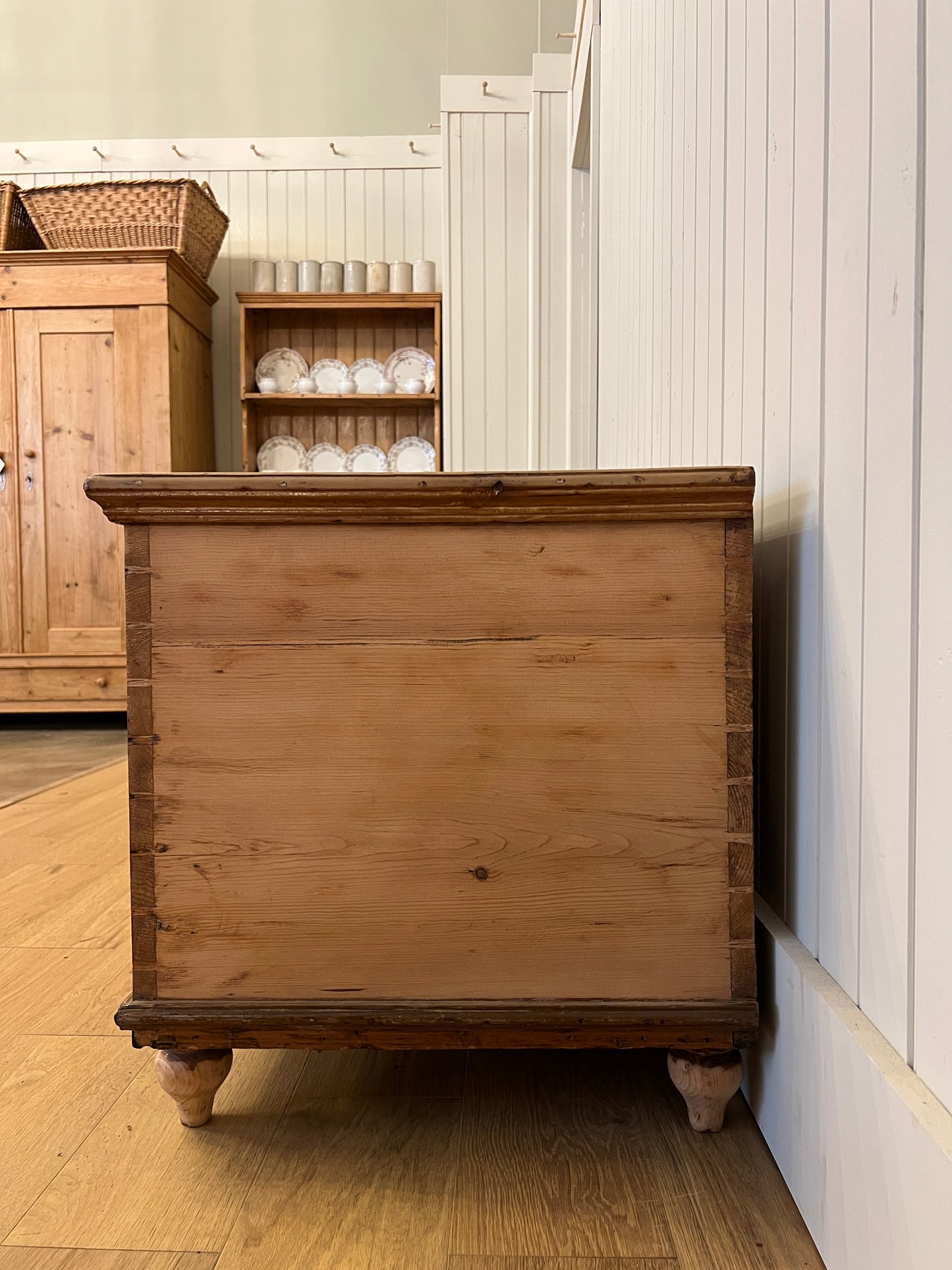 Stripped Blanket Chest