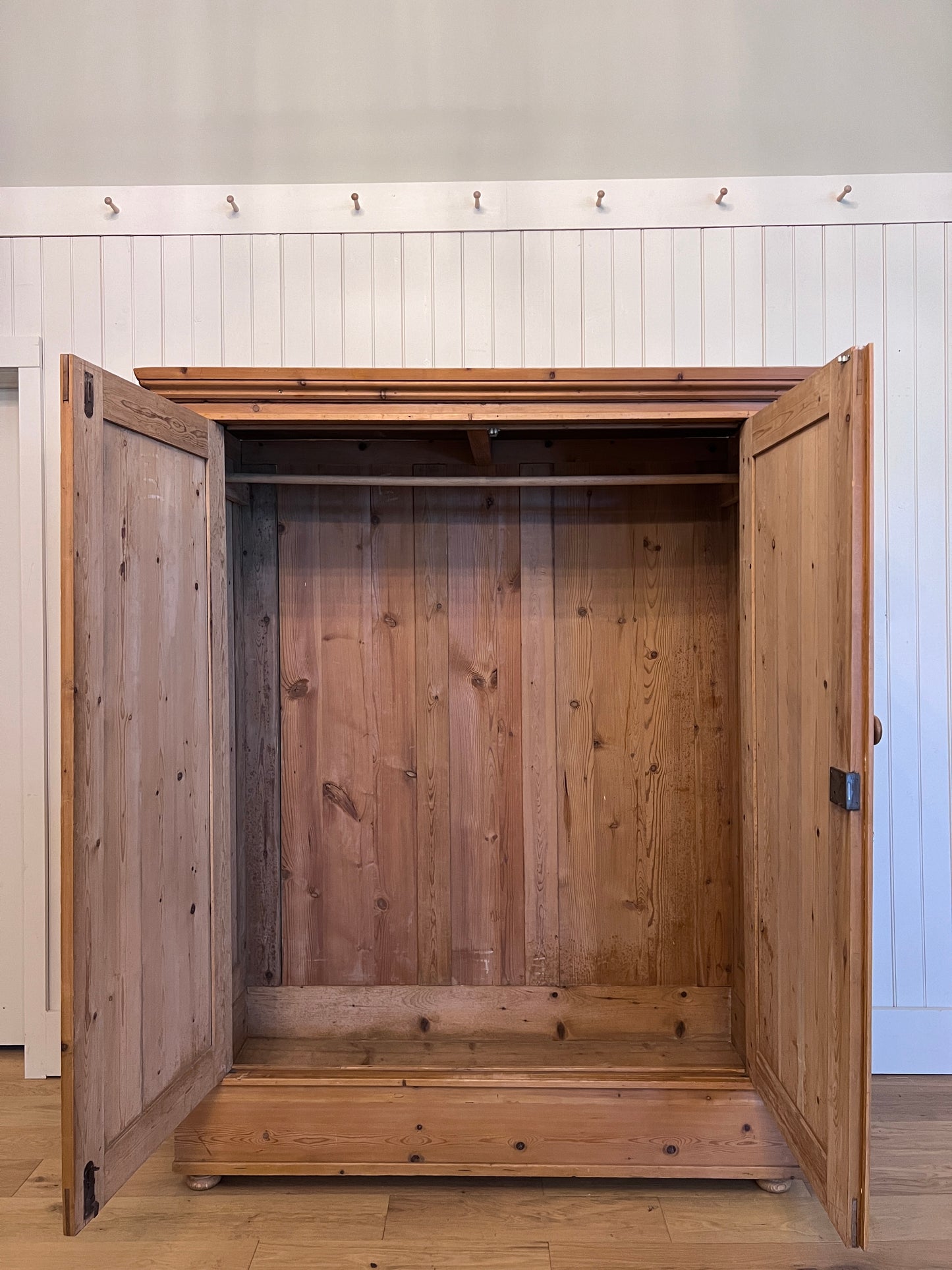 English Pine Knockdown Wardrobe