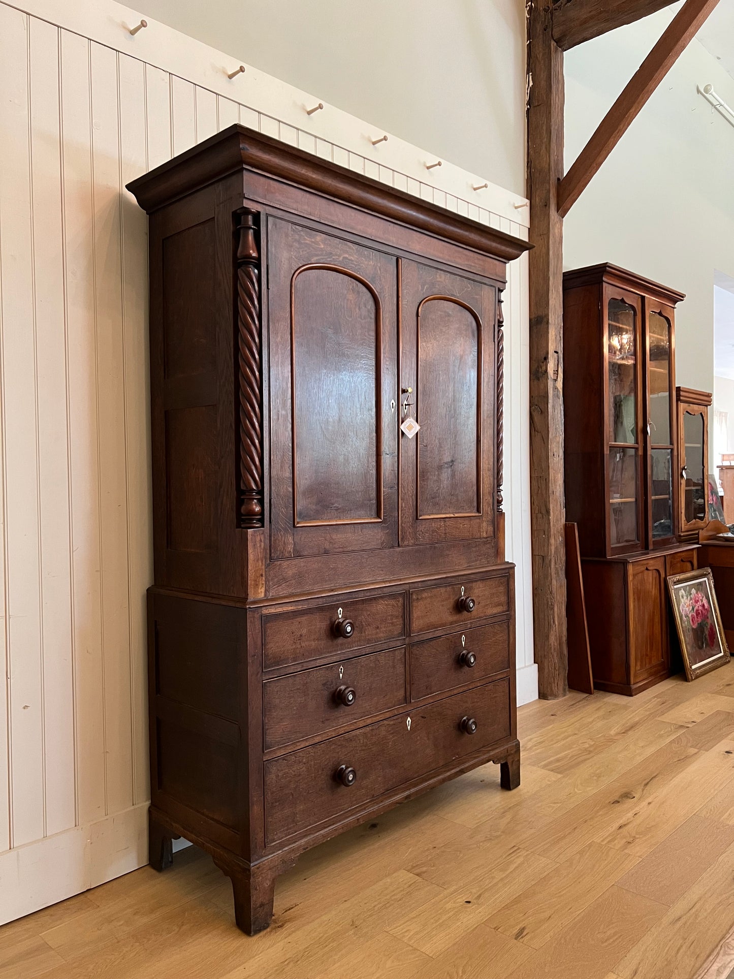 Oak Housekeepers Cupboard