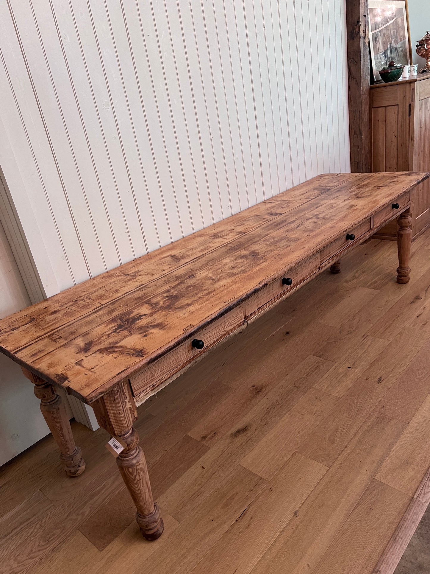 9ft English Pine Table