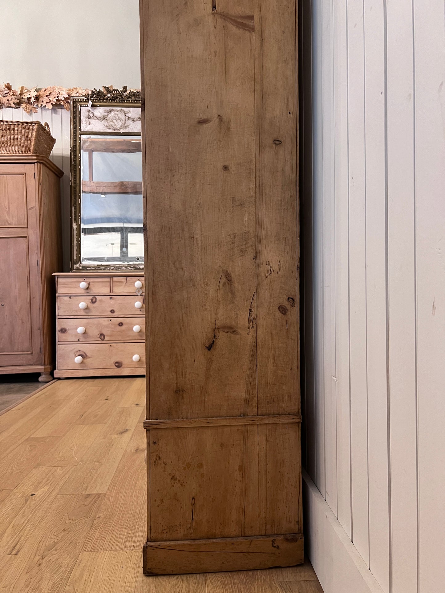 Pine Wardrobe with Drawer