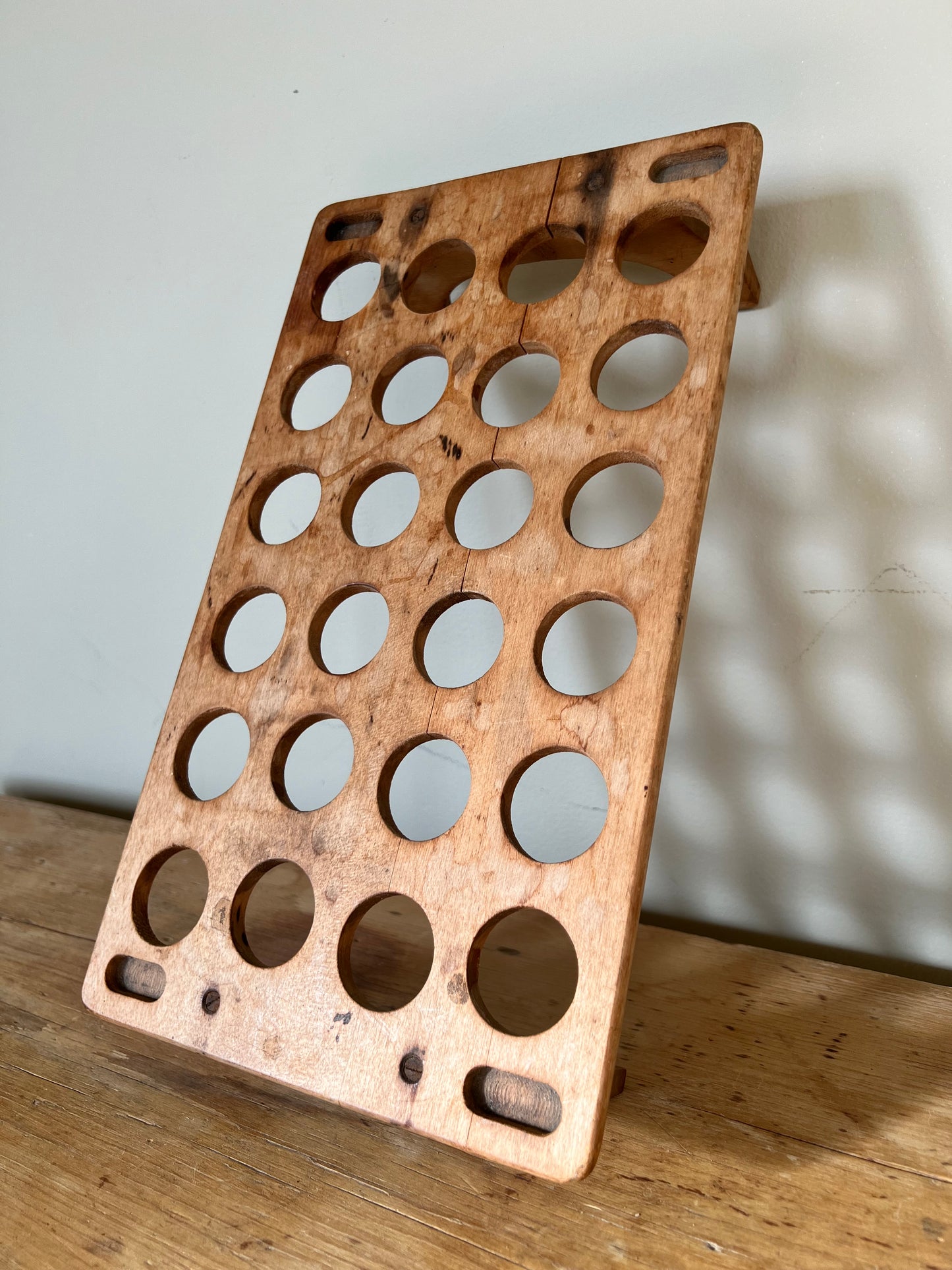 English Wooden Egg Stand