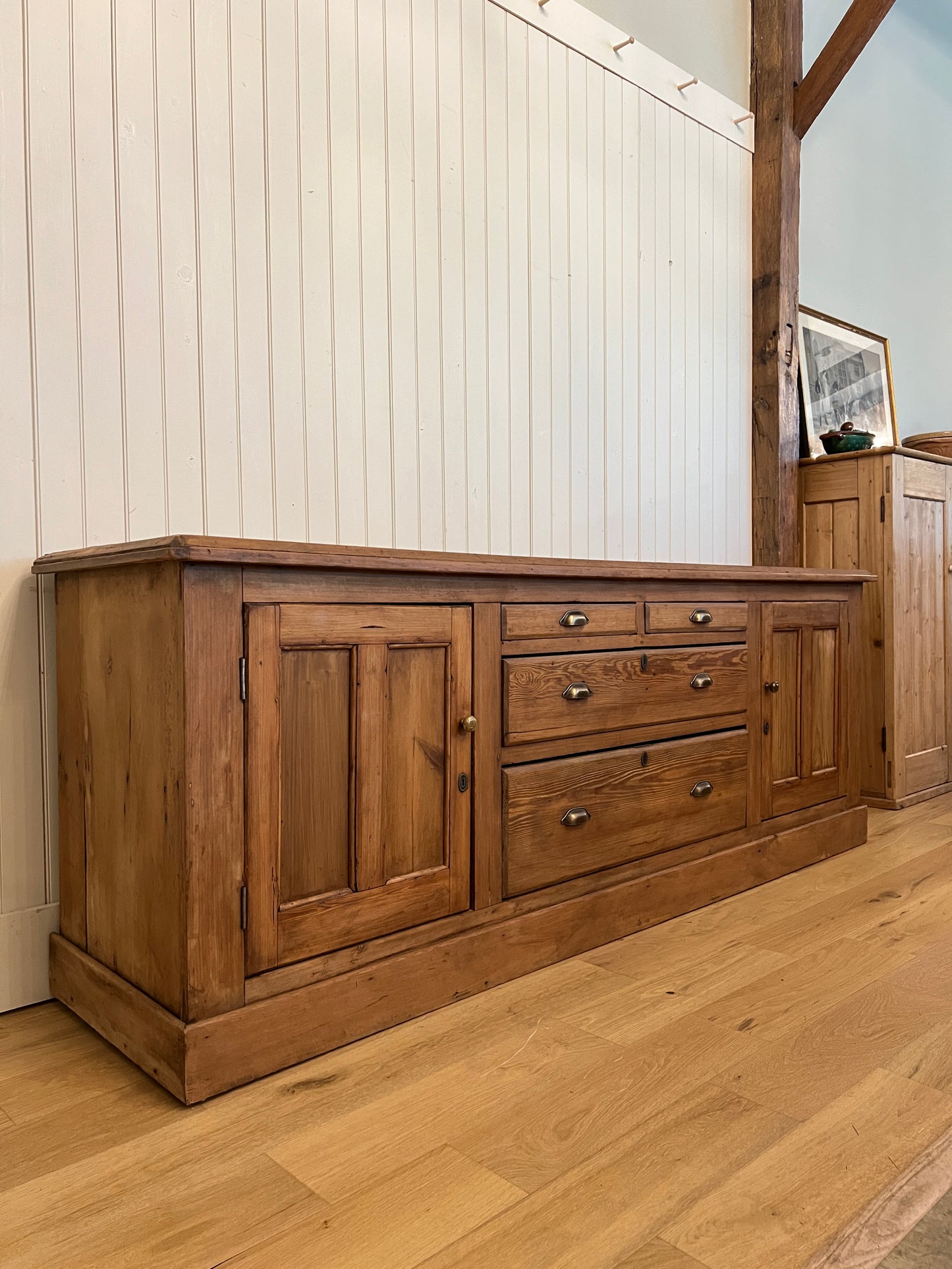 Arts and Crafts Pine Sideboard