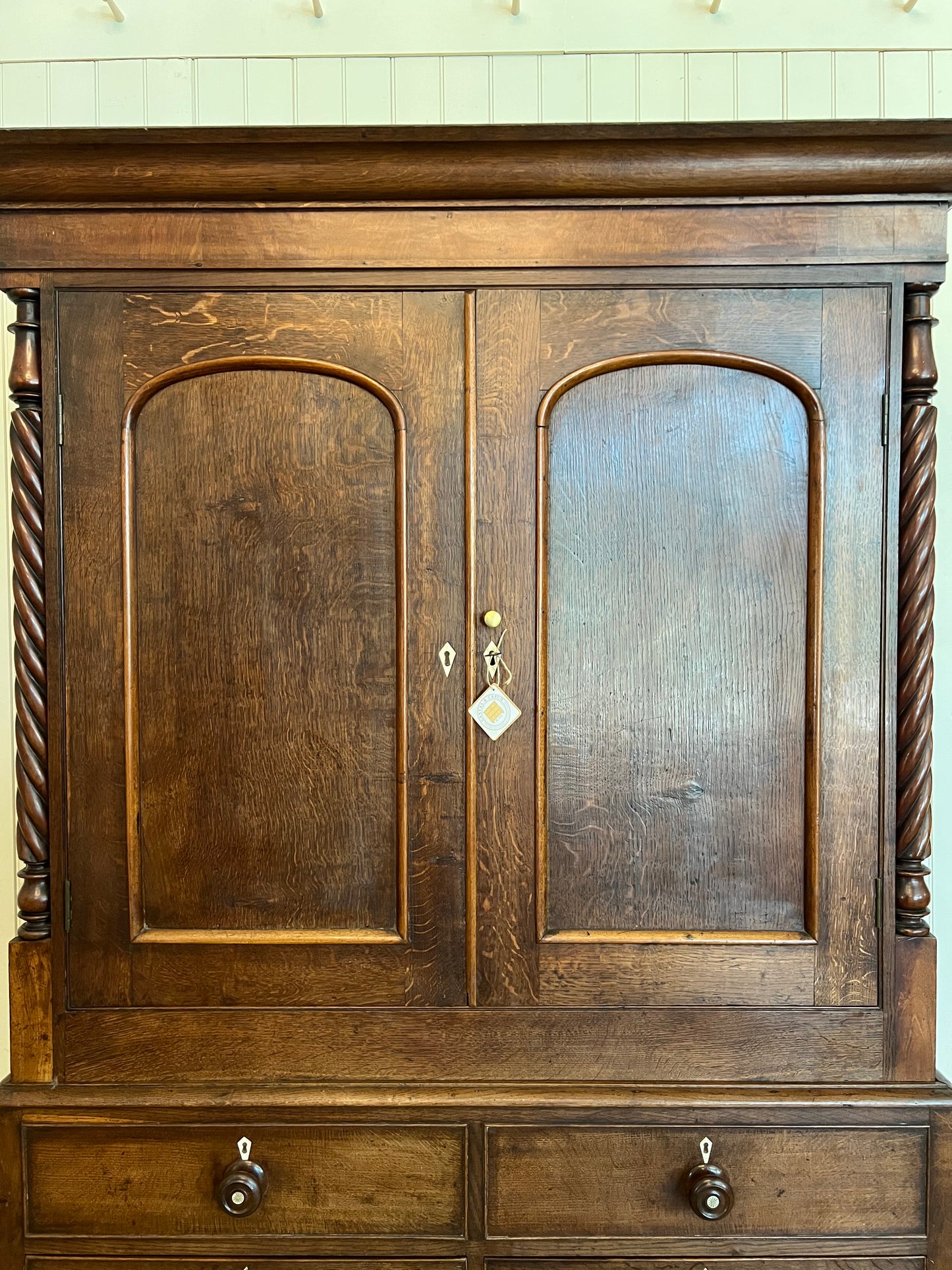 Oak Housekeepers Cupboard
