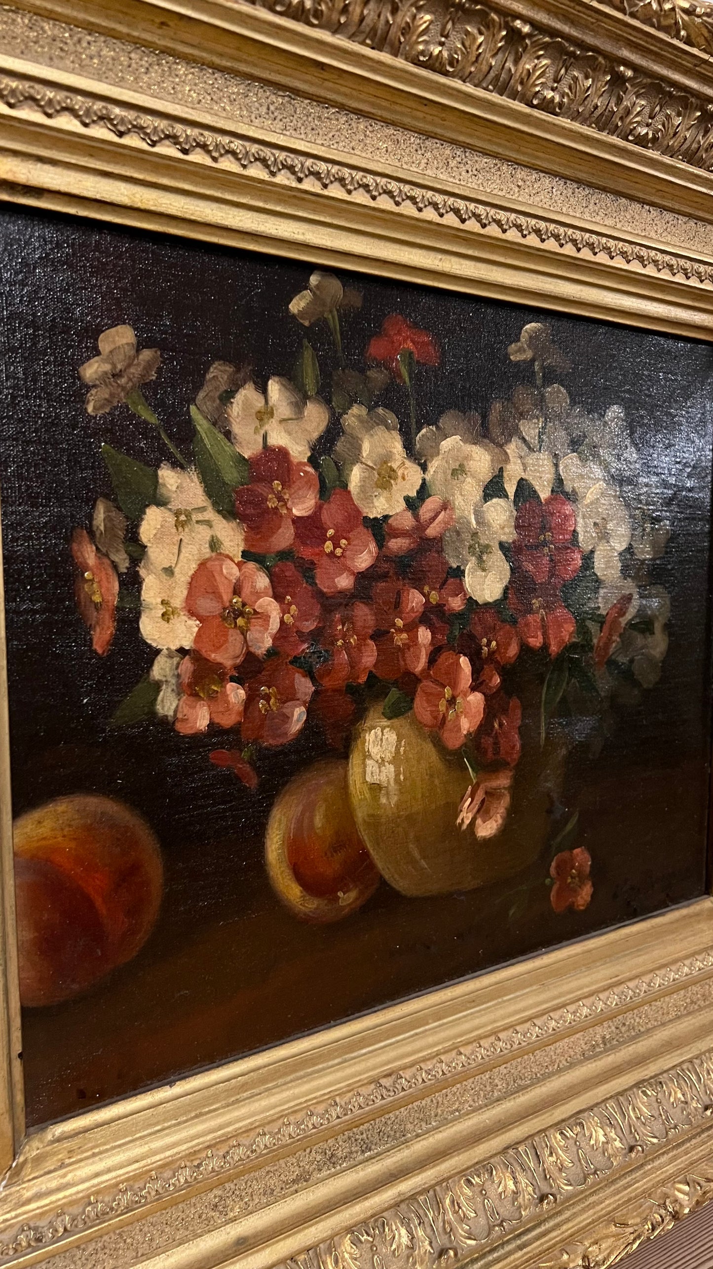 Gilded Floral Painting