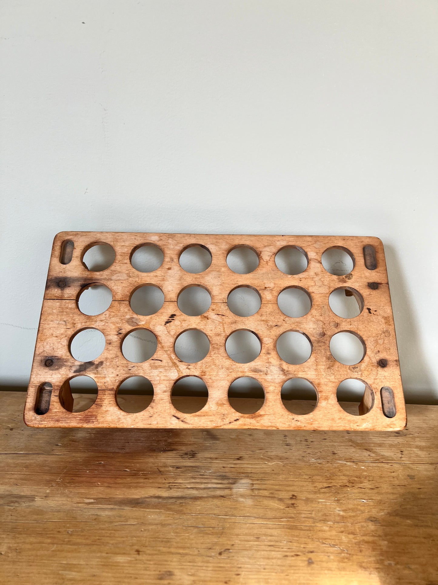 English Wooden Egg Stand