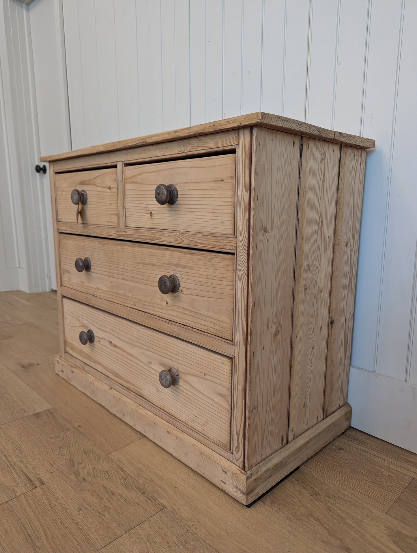 Stripped Pine 2 Over 2 Chest