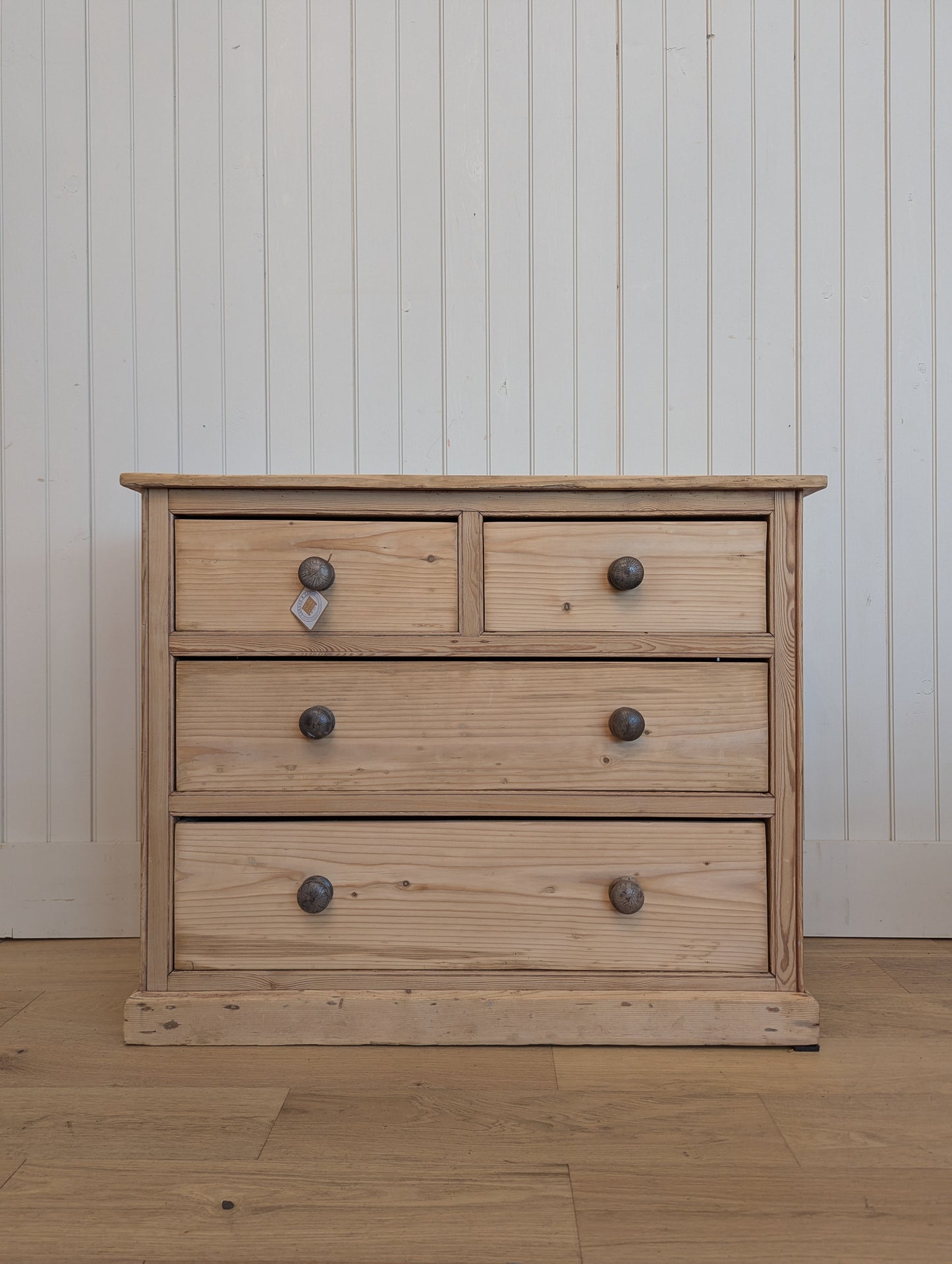 Stripped Pine 2 Over 2 Chest