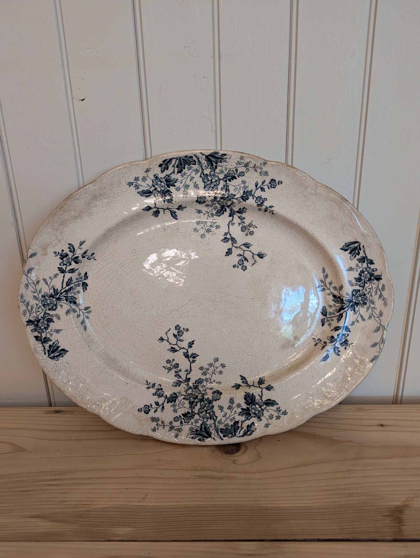 Floral Ironstone Platter