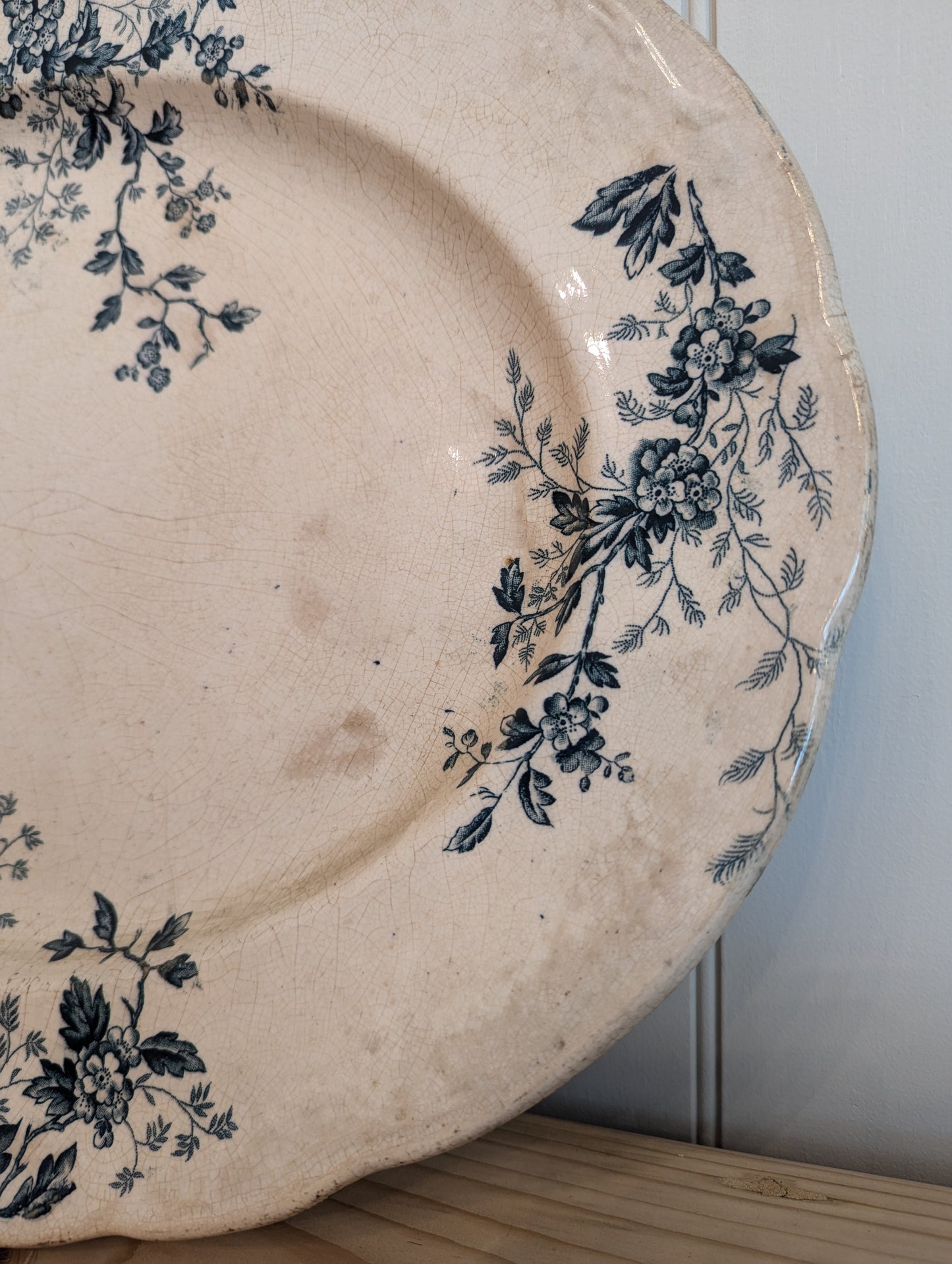 Floral Ironstone Platter