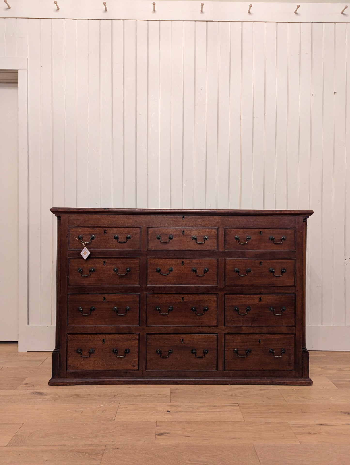 Mahogany Coffer/Bank of Drawers