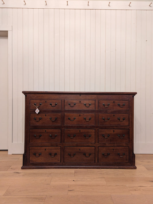 Mahogany Coffer/Bank of Drawers