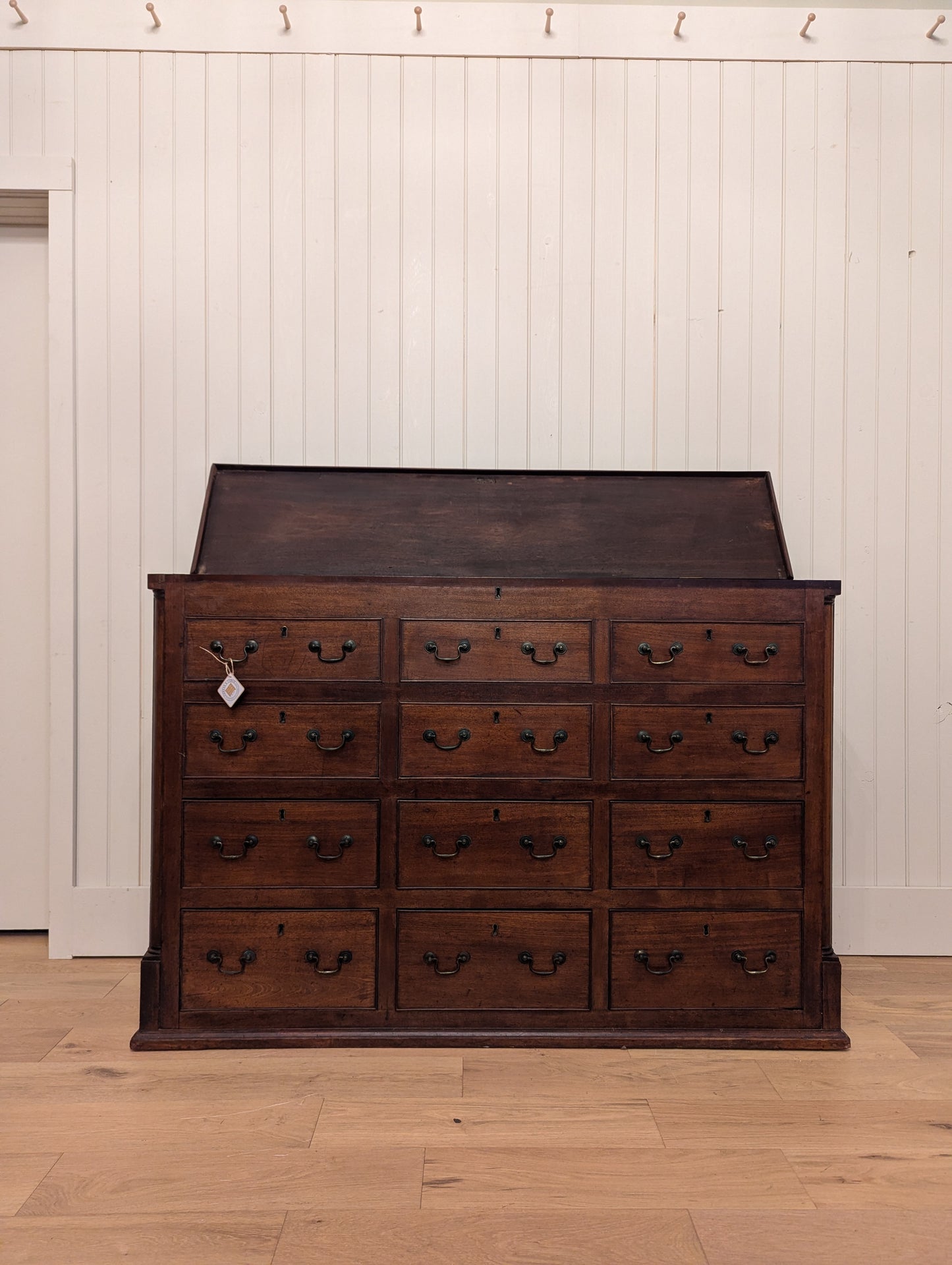 Mahogany Coffer/Bank of Drawers