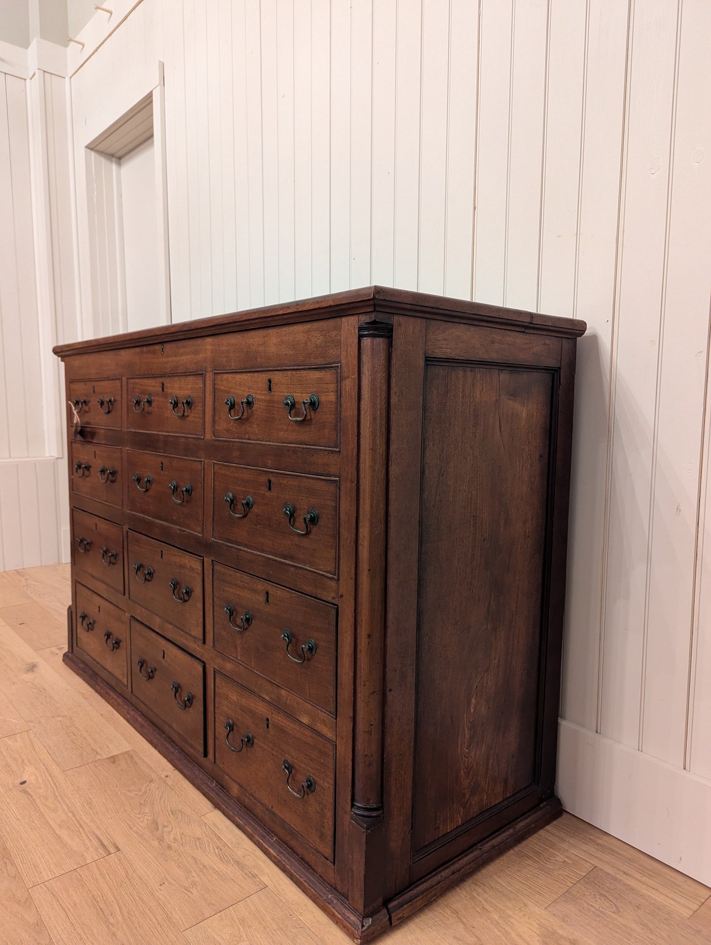 Mahogany Coffer/Bank of Drawers