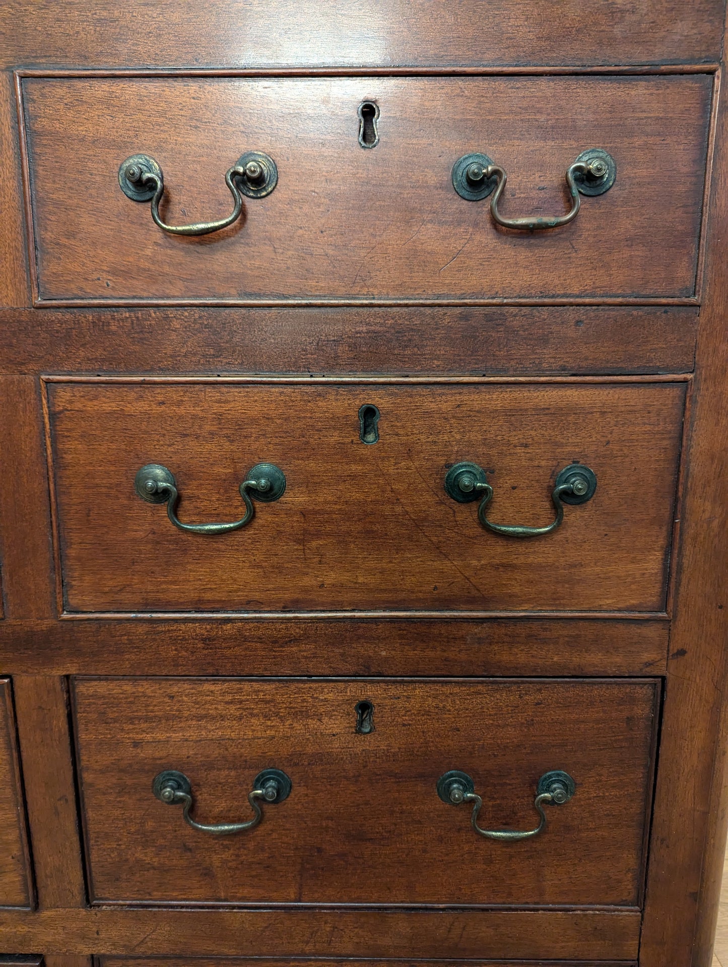 Mahogany Coffer/Bank of Drawers