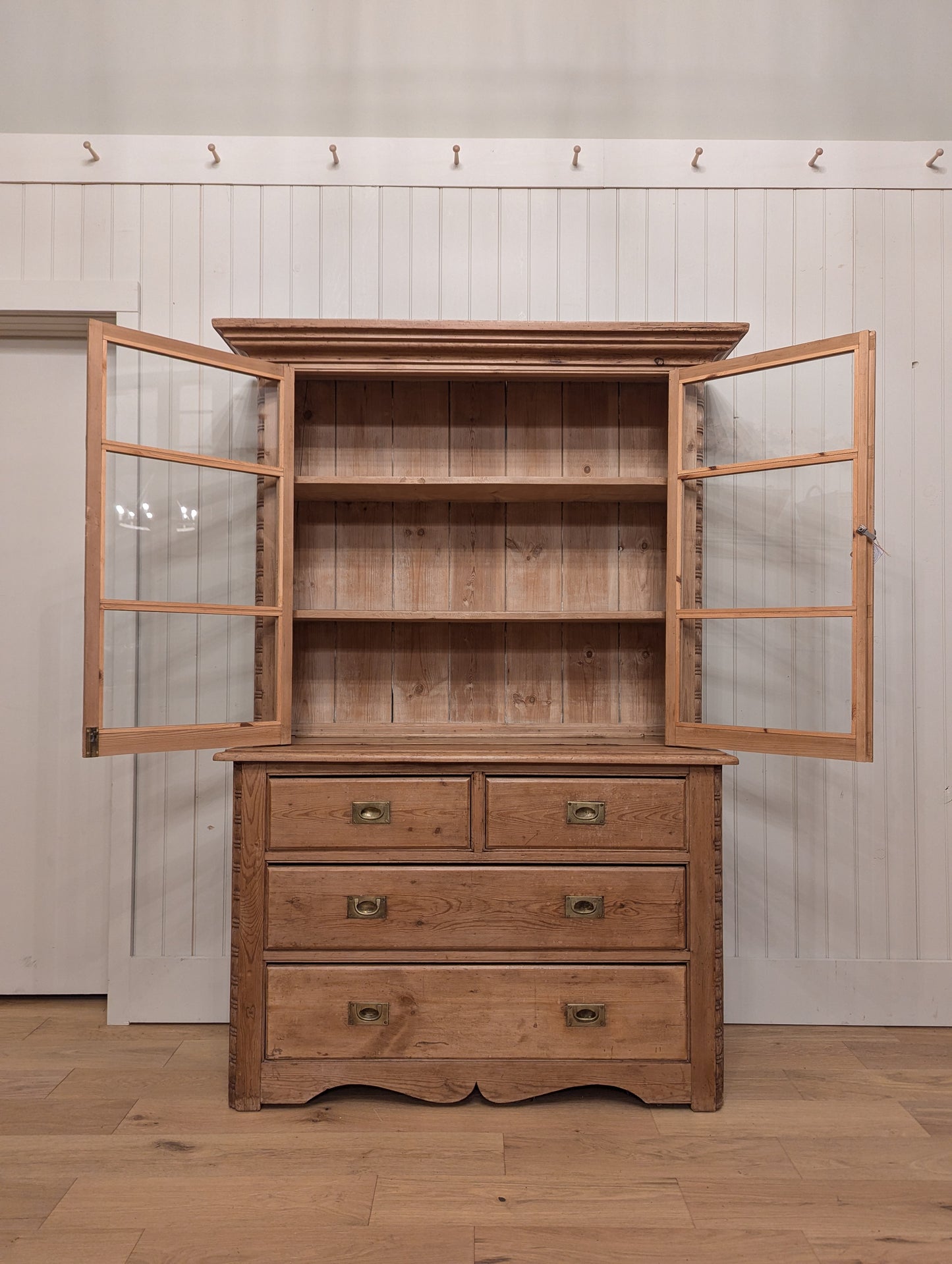 Cornish Glass Door Hutch